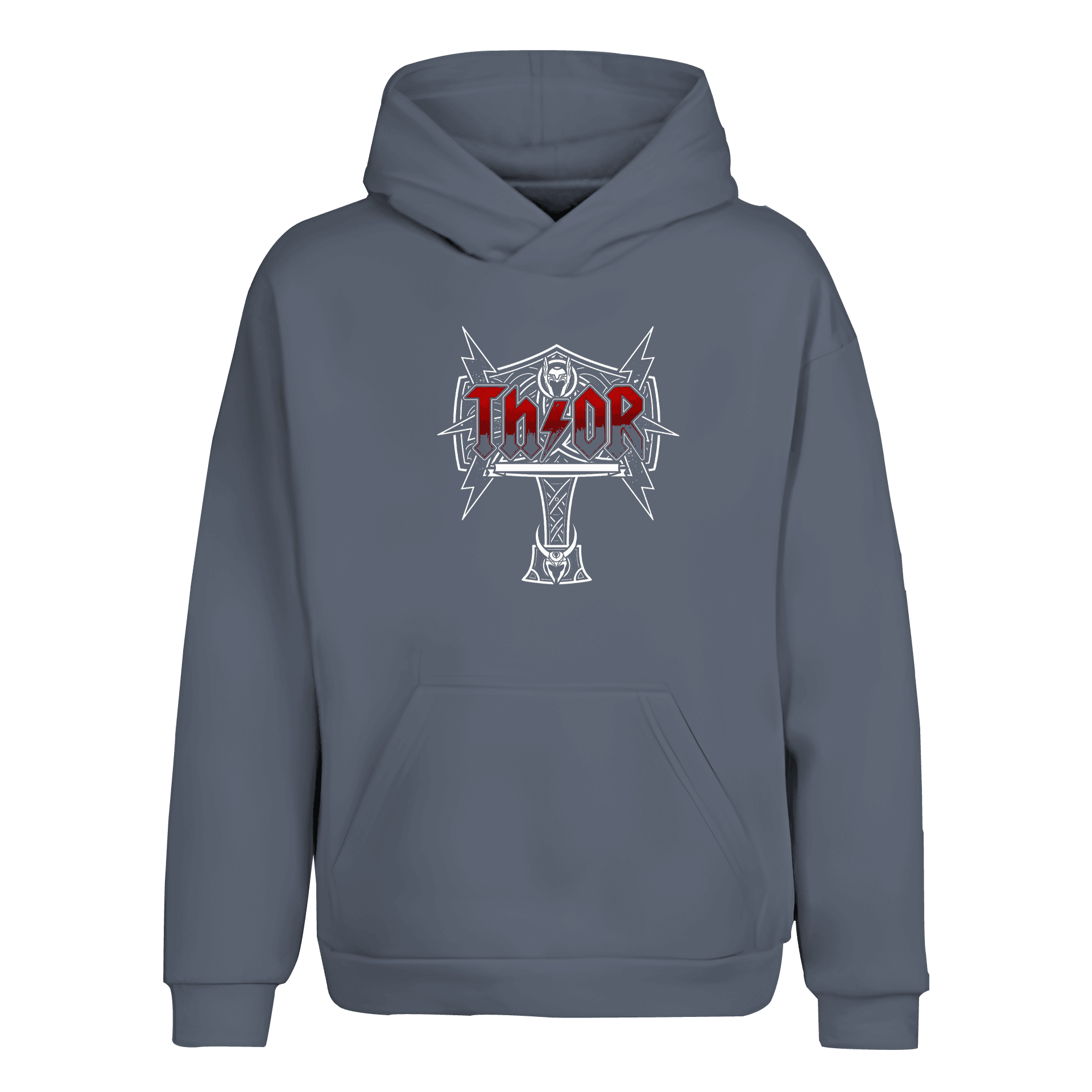 Thor Ön Ve Arka Baskılı Nordic  (Unisex Hoodie)