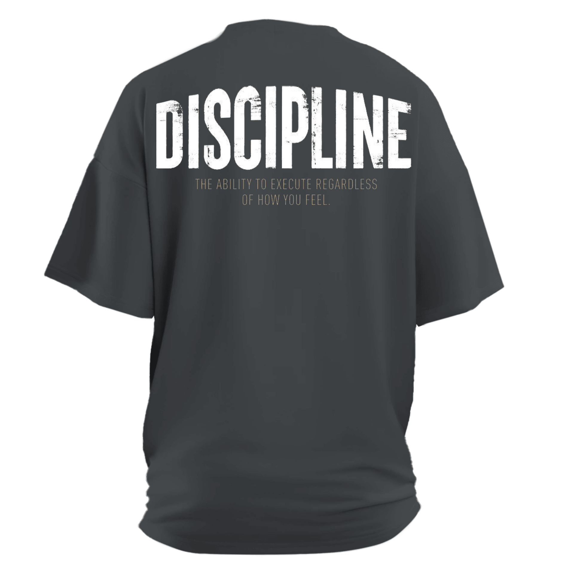 Discipline Ön Ve Arka Baskılı Spor Series  (Unisex Tişört )
