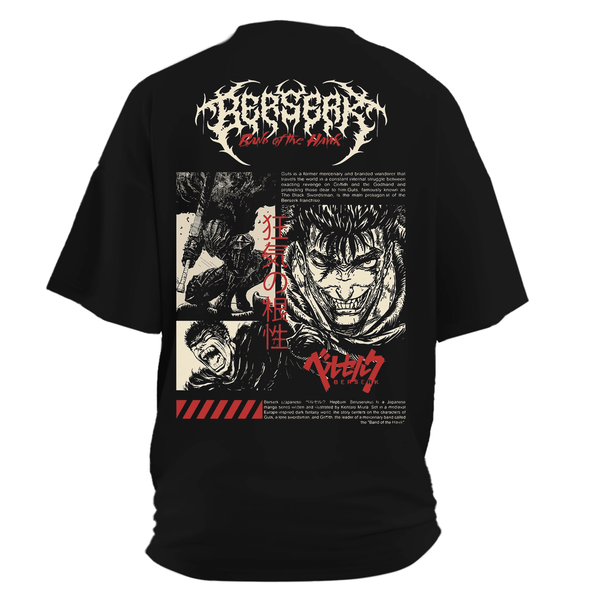 Berserk III  Ön ve Arka Baskılı Anime Series (Unisex Tişört)