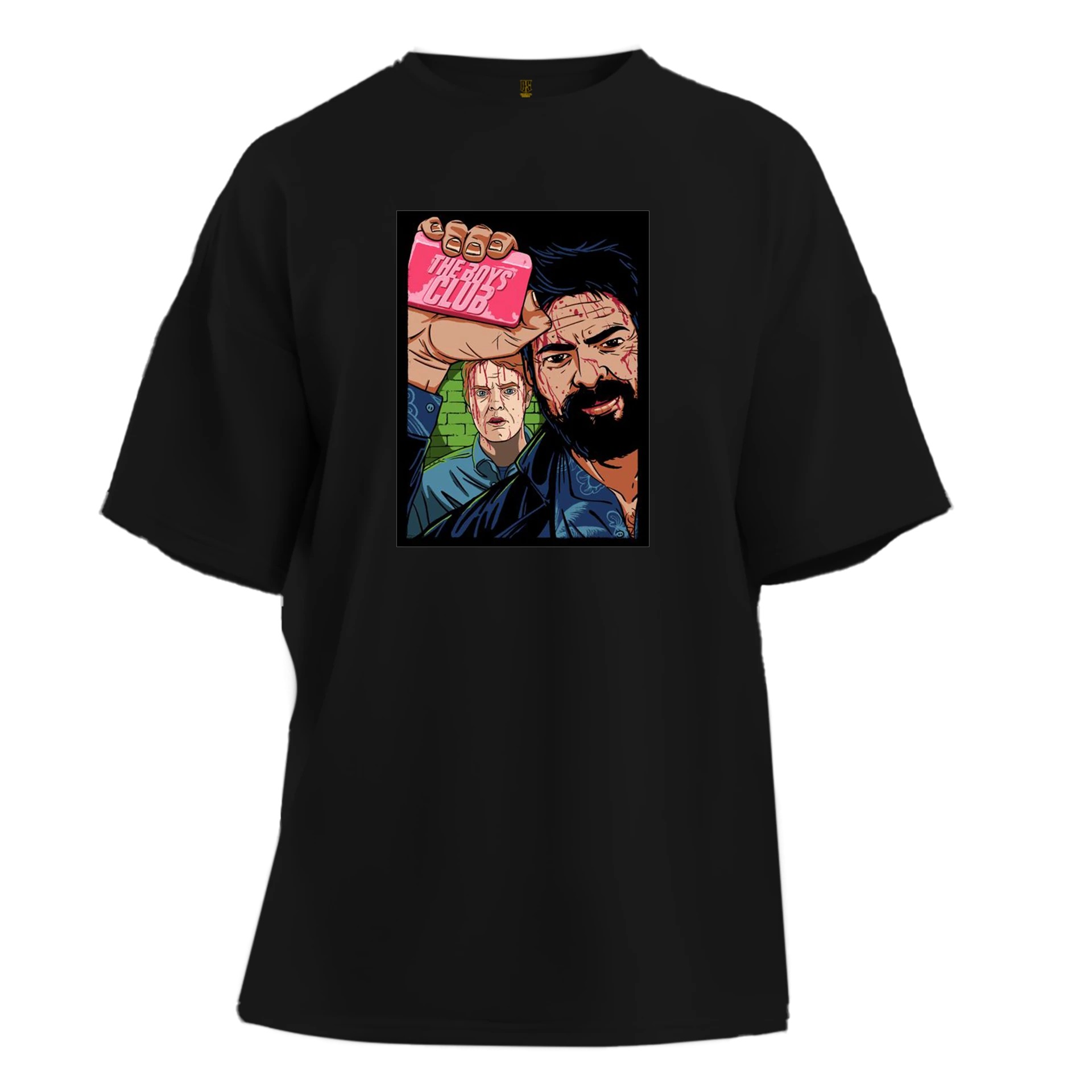 Boys  Ön  Baskılı (Siyah M  BEDEN Regular    TEK Beden Outlet Ürün)