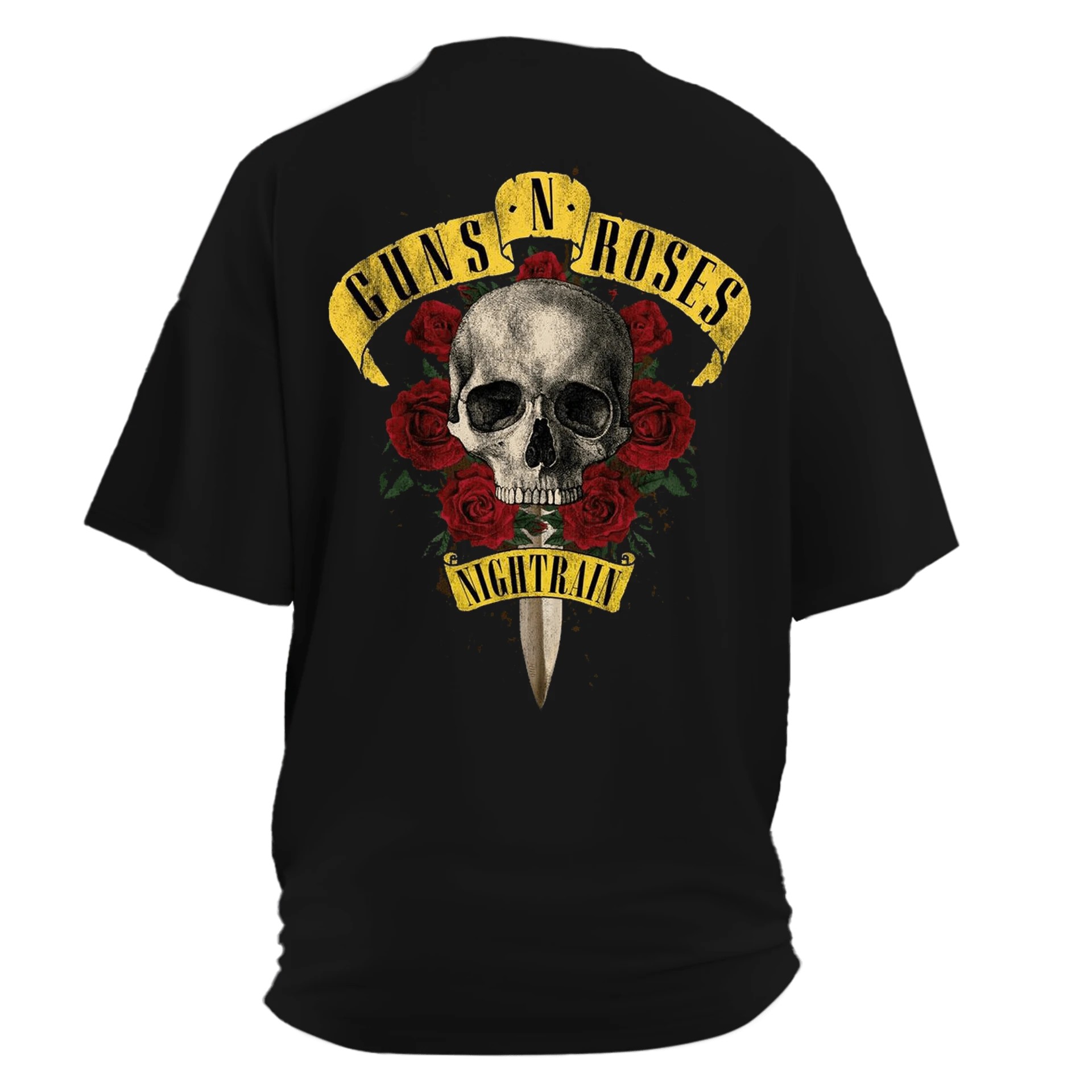 Guns N Rose   Ön Ve Arka Baskılı  (Siyah M BEDEN Regular    TEK Beden Outlet Ürün)