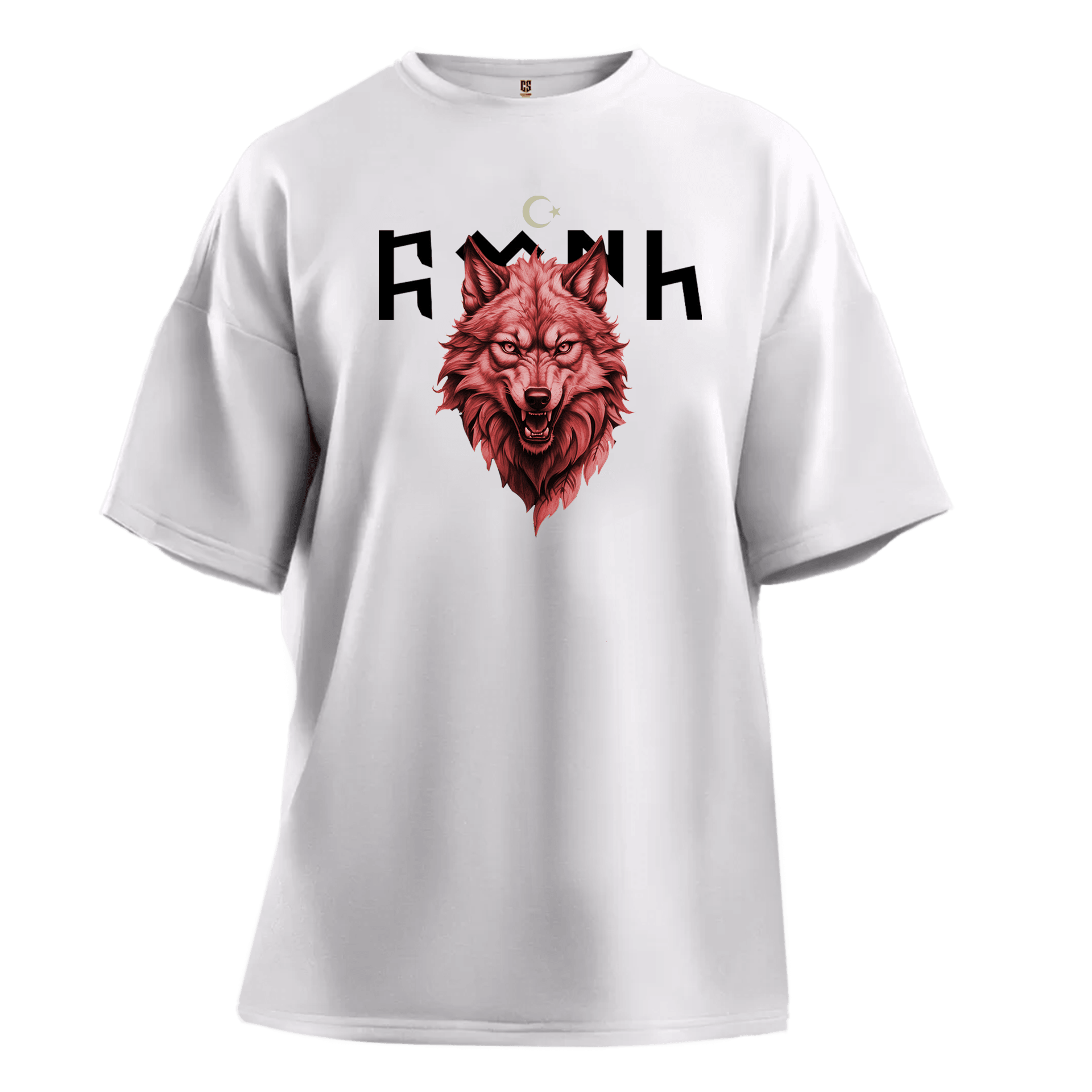 Türk Kurt  Ön  Baskılı   (Unisex Tişört)