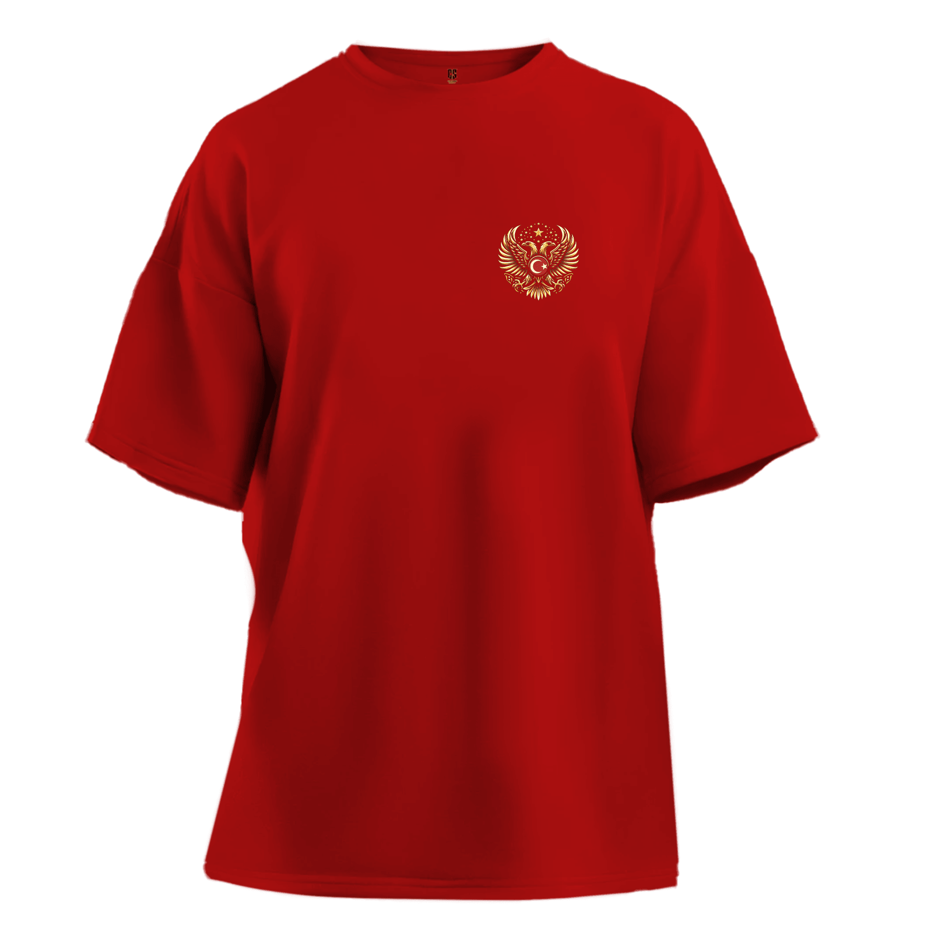 Kartal Bayrak  Ön ve Arka Baskılı (Unisex Tişört)