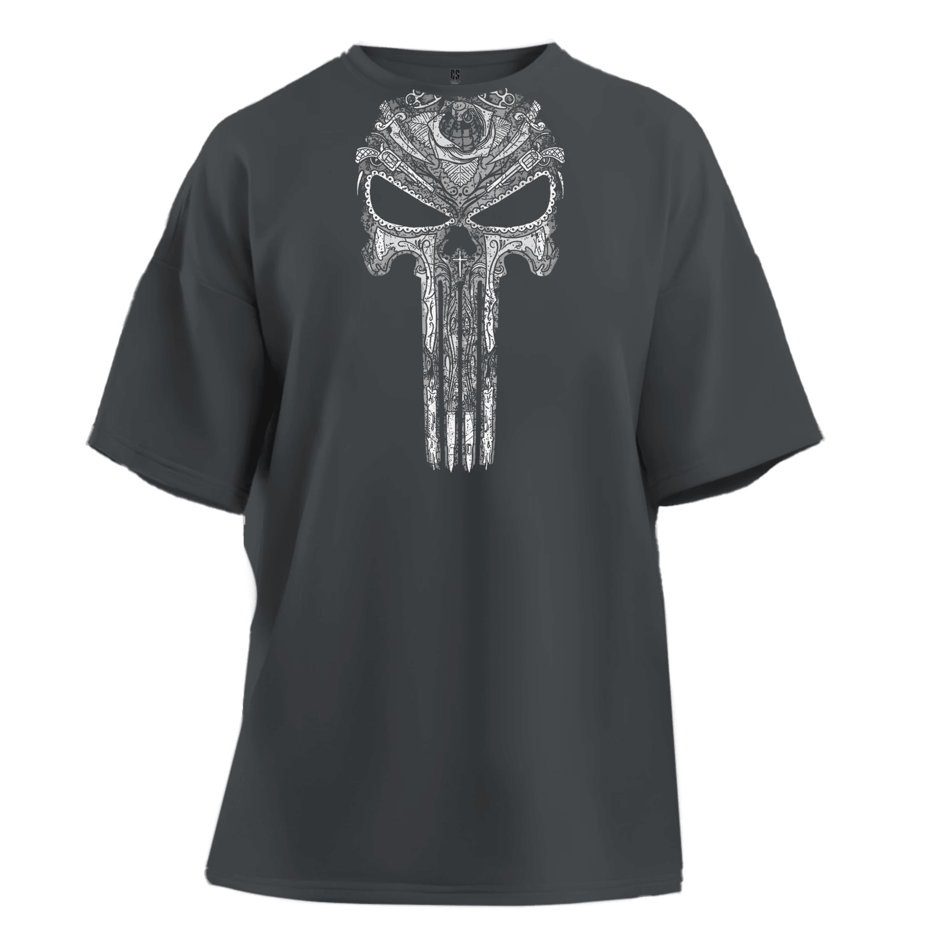  Punisher  II Ön  Baskılı Hero Series (Unisex Tişört)