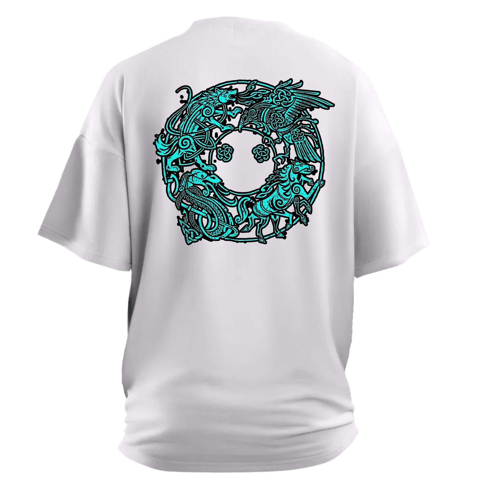 Nordic Composition II  Ön Ve Arka Baskılı Nordic(Unisex Tişört)