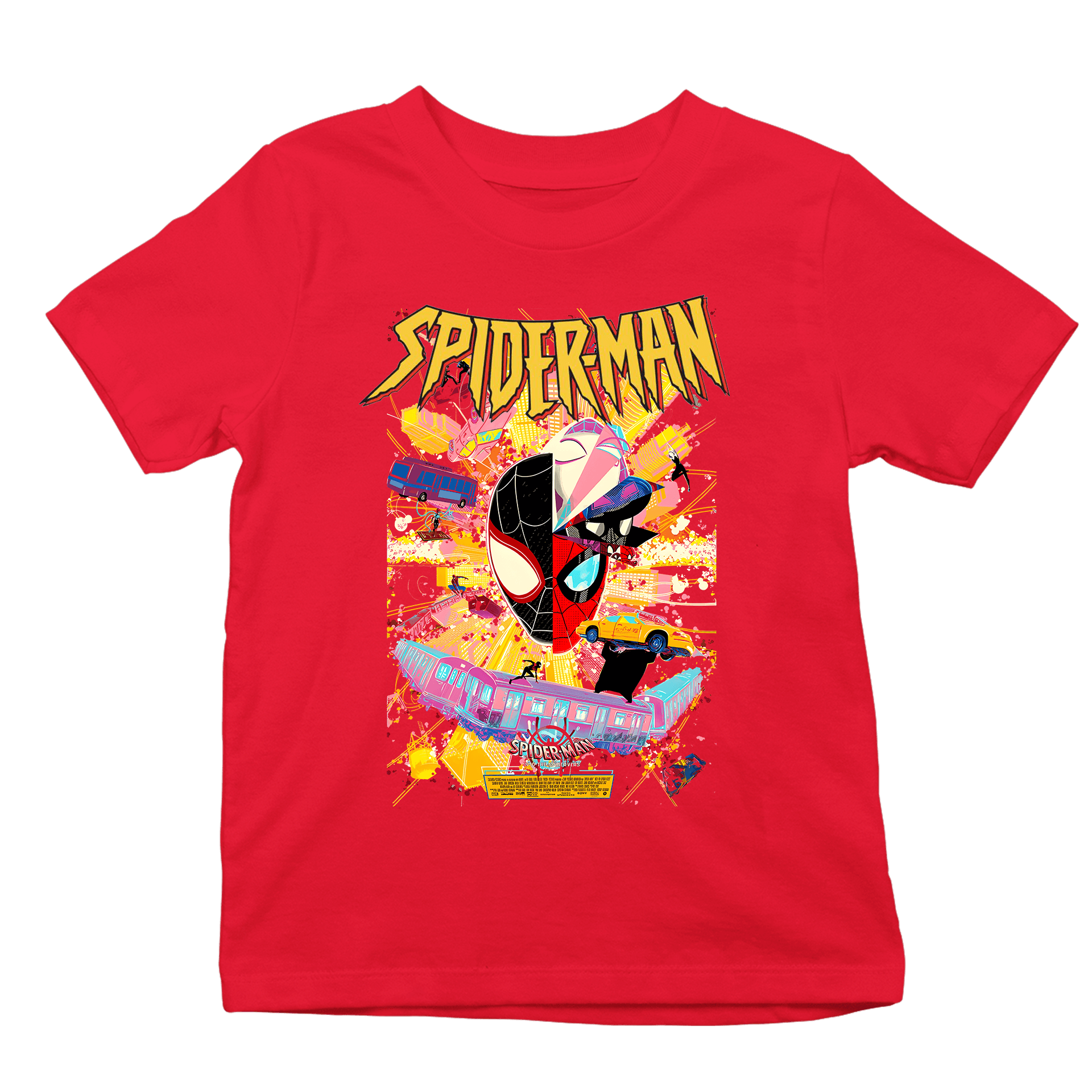 Spideman Miles Cat  Ön Baskılı (Çocuk unisex tişört)