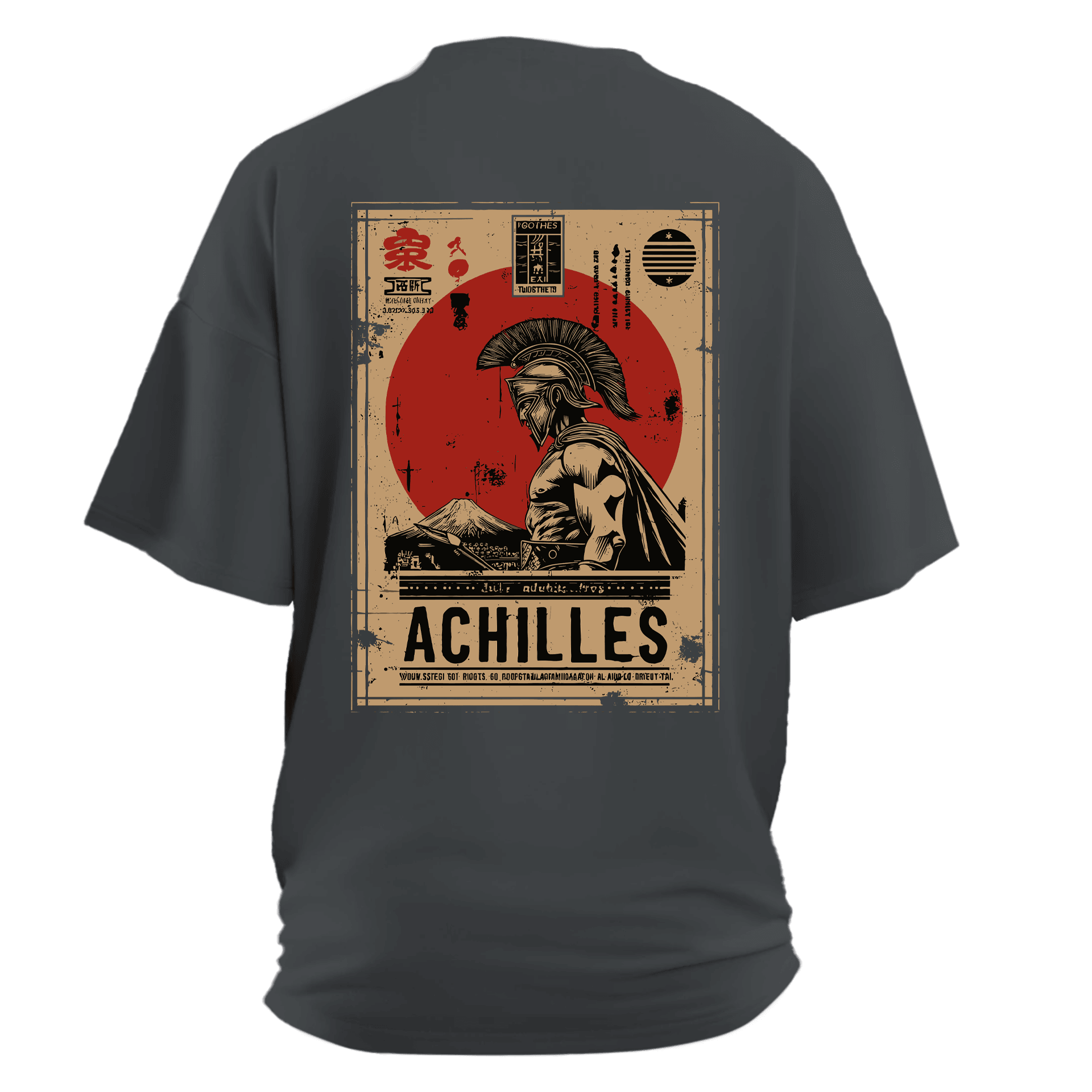 Achilles  Ön ve Arka Baskılı (Unisex Tişört)