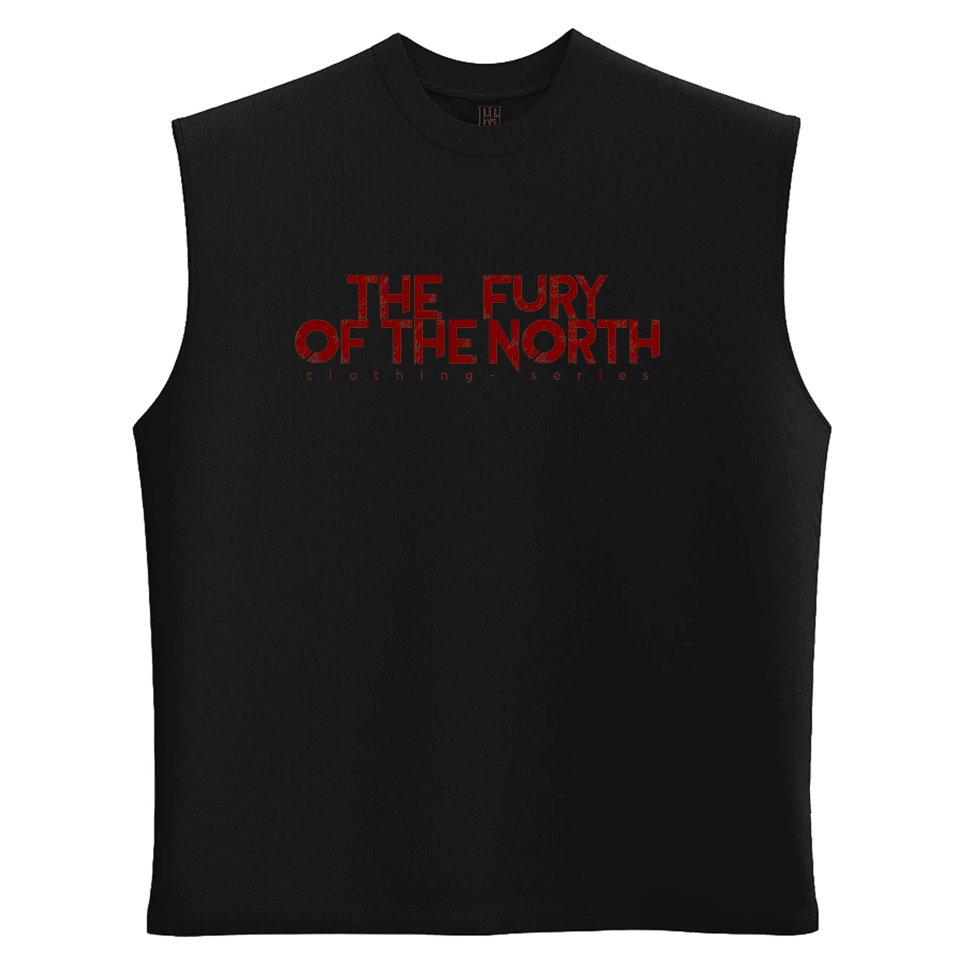 The Fury of the North  Ön Ve Arka Baskılı Nordic   (Unisex Sleeveless Atlet )