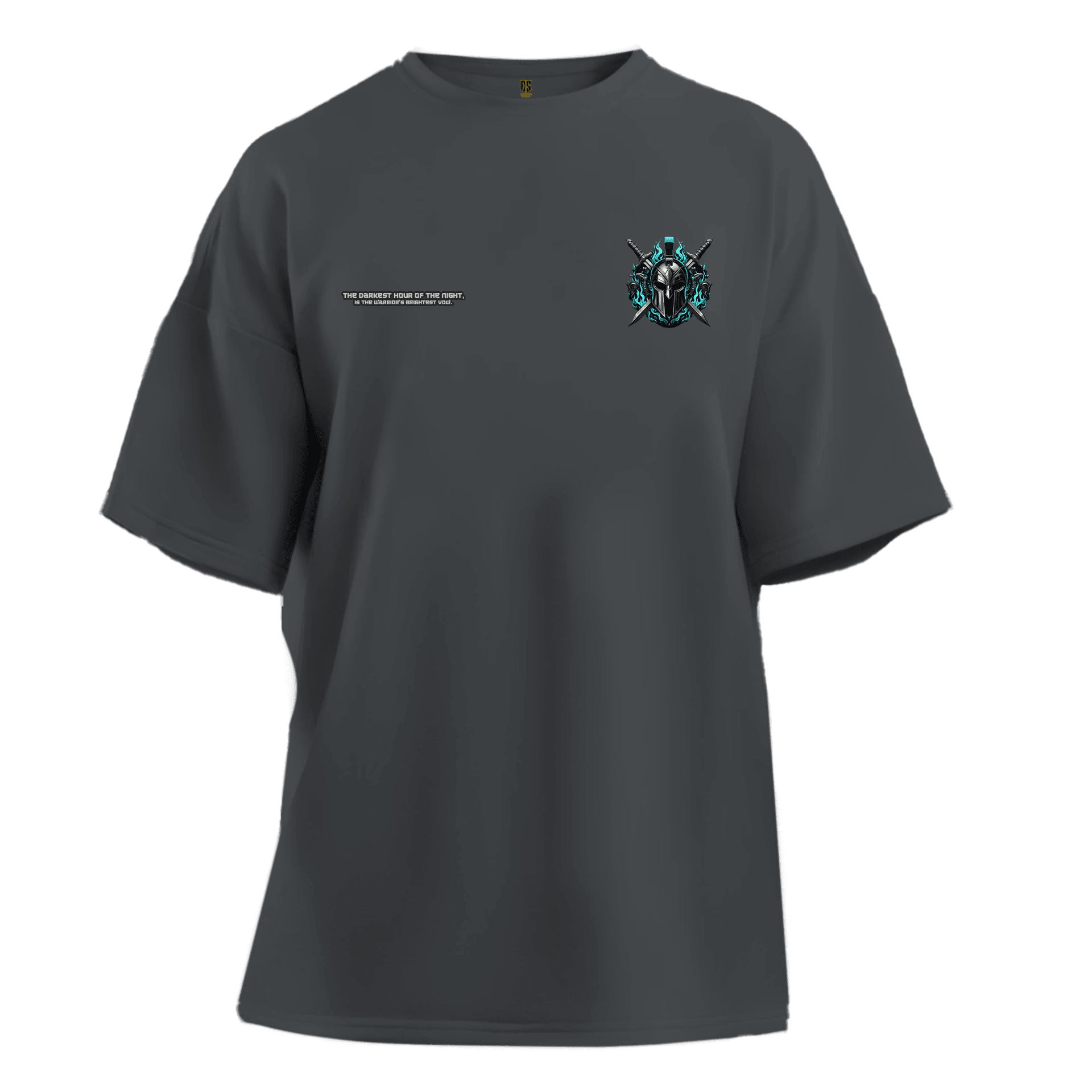  The darkest hour of the night, is the warrior's brightest vow Ön ve Arka Baskılı (Unisex Tişört)