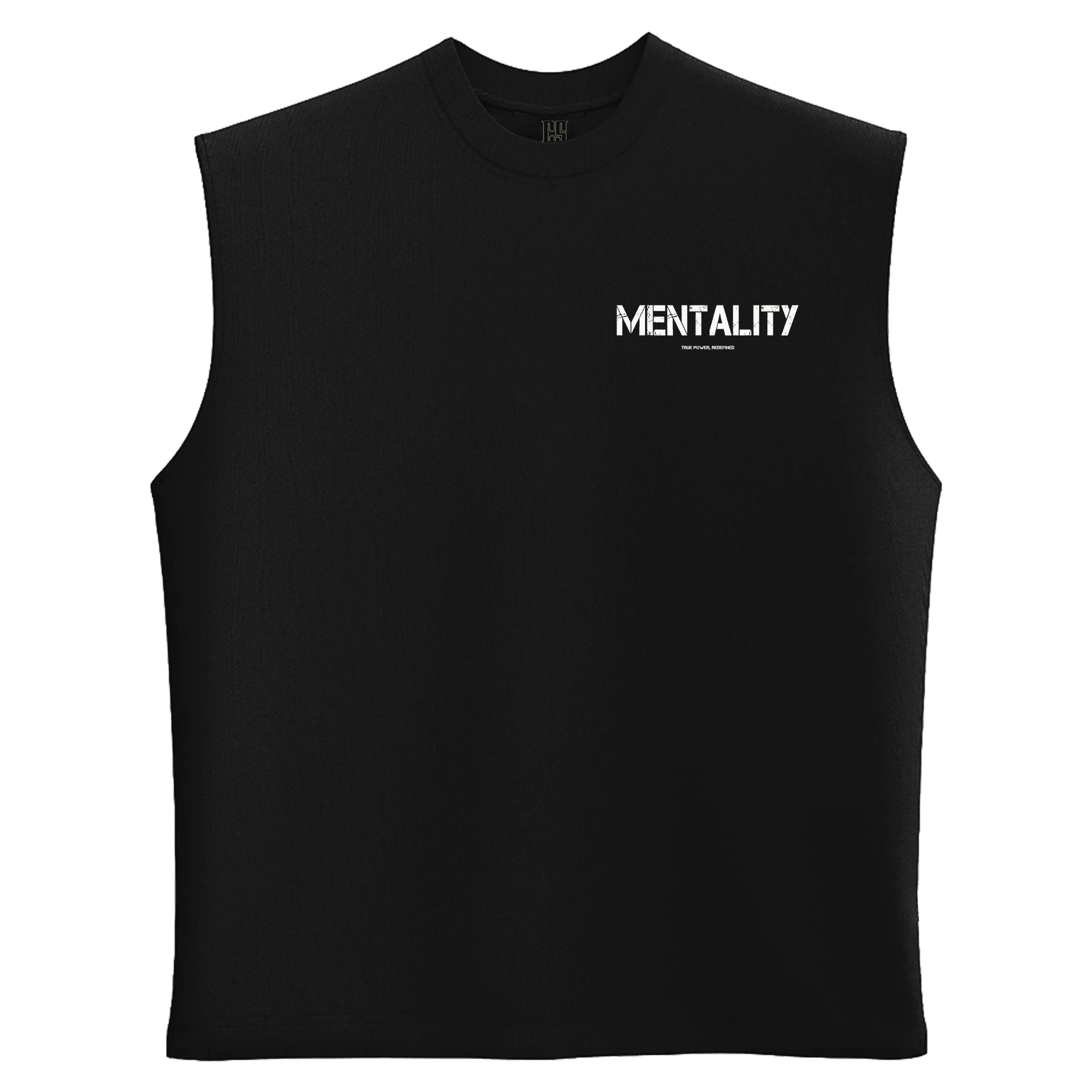 Mentality True power, redefined II Ön Ve Arka Baskılı Spor Series  (Unisex Sleeveless Atlet )