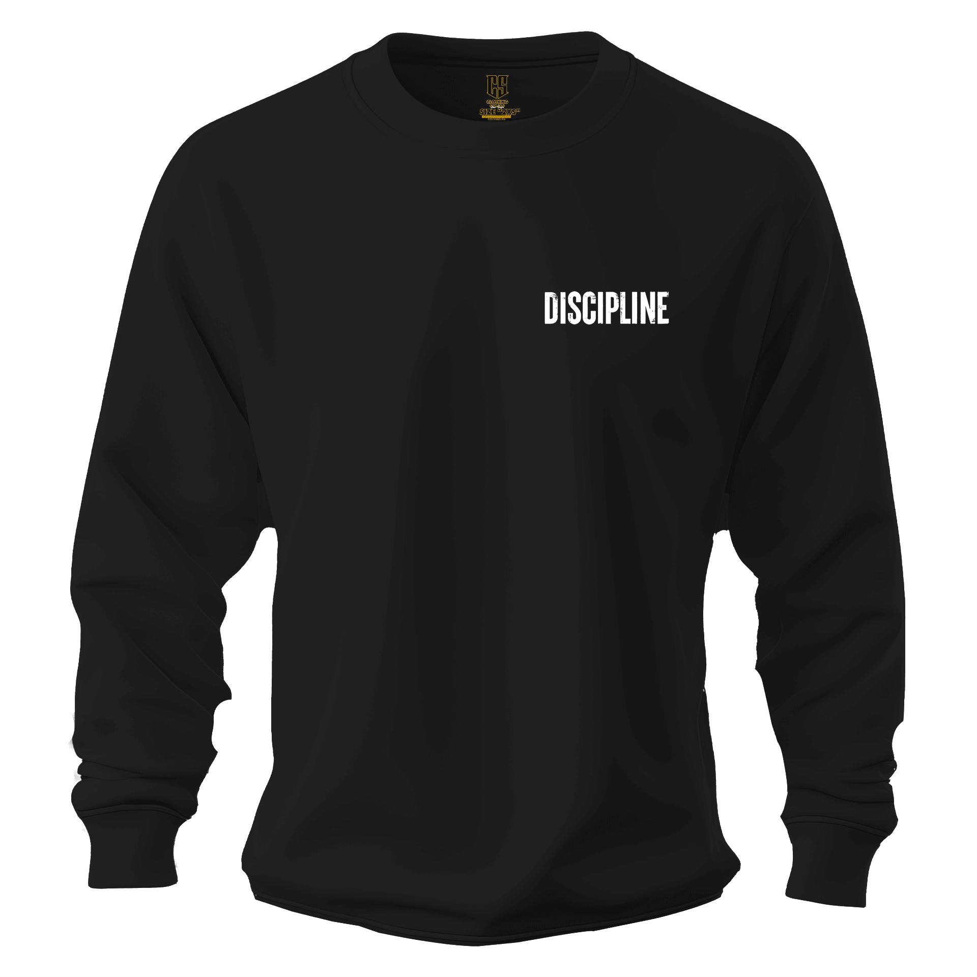 Discipline   Ön ve Arka Baskılı (Unisex Sweatshirt)