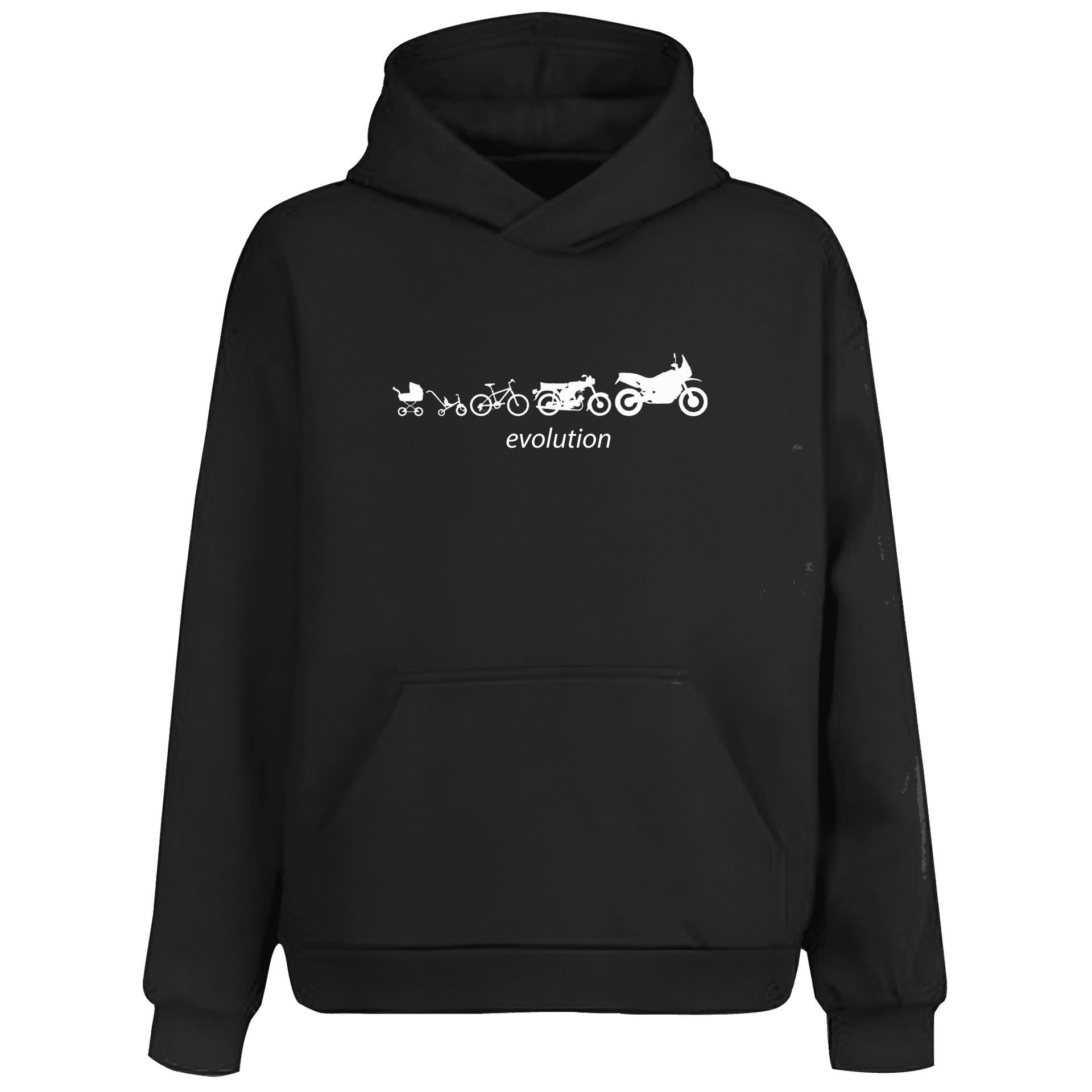 Evolution  V Baskılı Moto  Series(Unisex Hoodie)