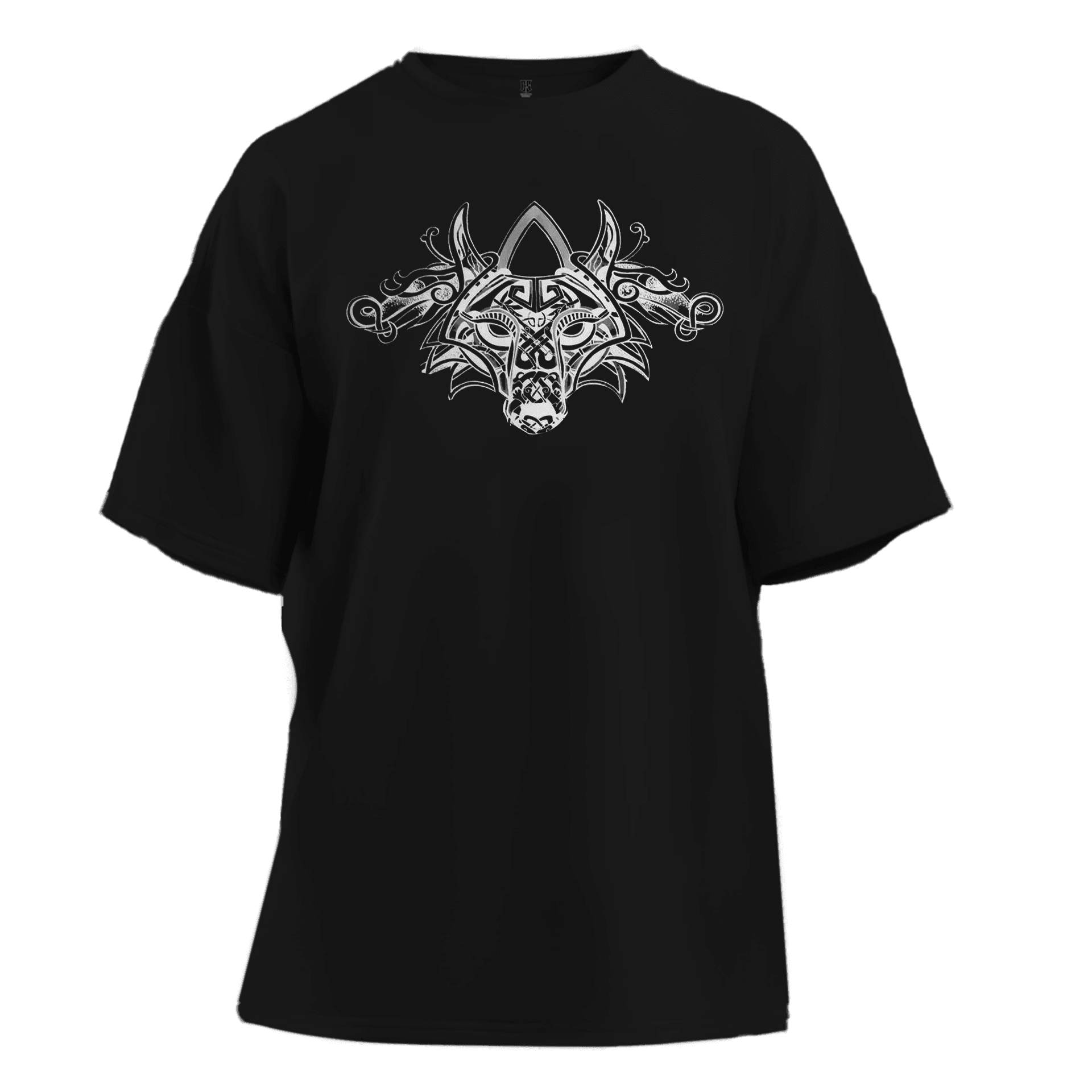 Nord Wolf  Ön Ve Arka Baskılı Nordic(Unisex Tişört)