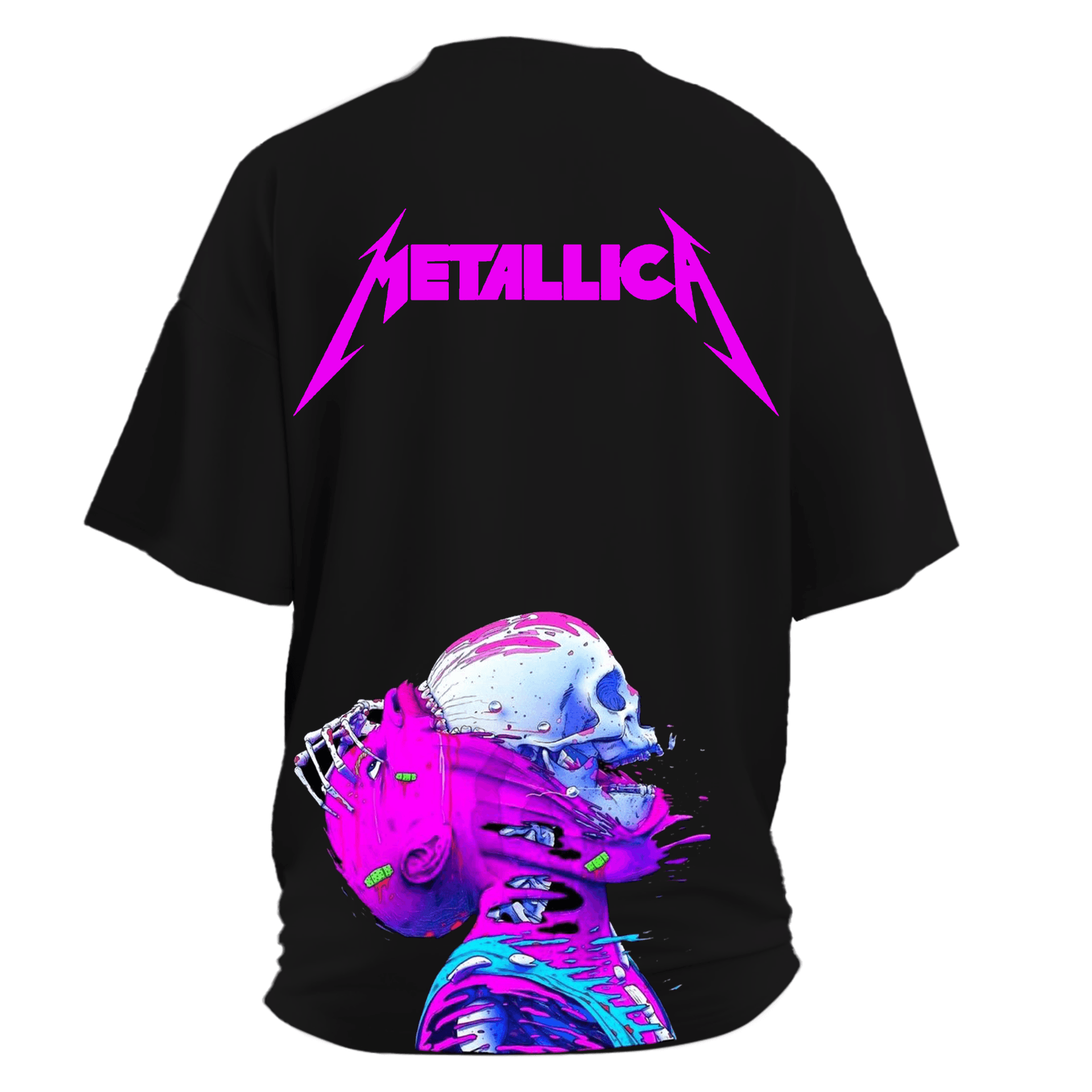 Metallica Revealing Ön ve Arka  Baskılı (Unisex Tişört )
