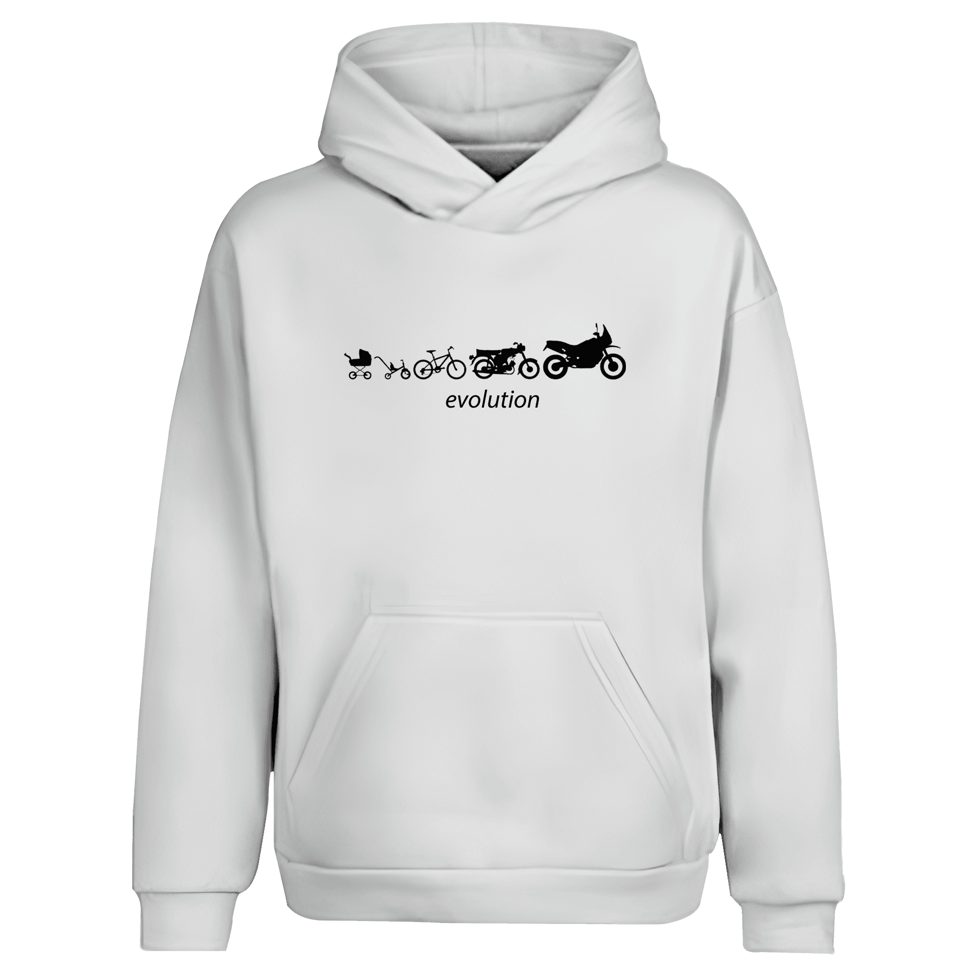 Evolution  V Baskılı Moto  Series(Unisex Hoodie)