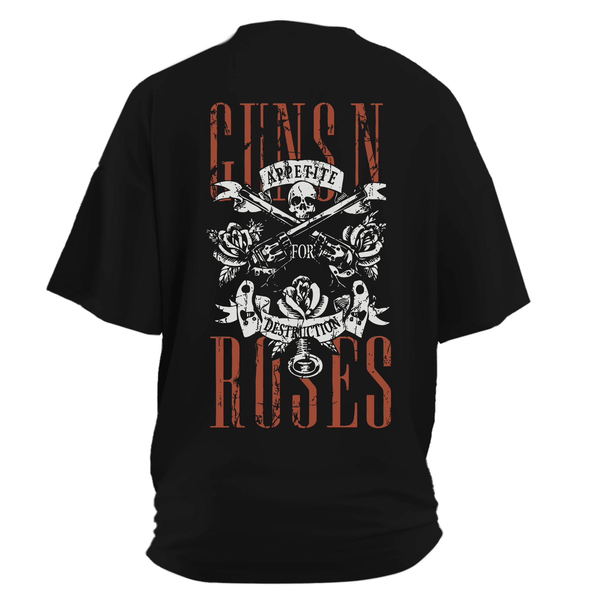 Guns N Roses V Ön Ve Arka Baskılı (Unisex Tişört )