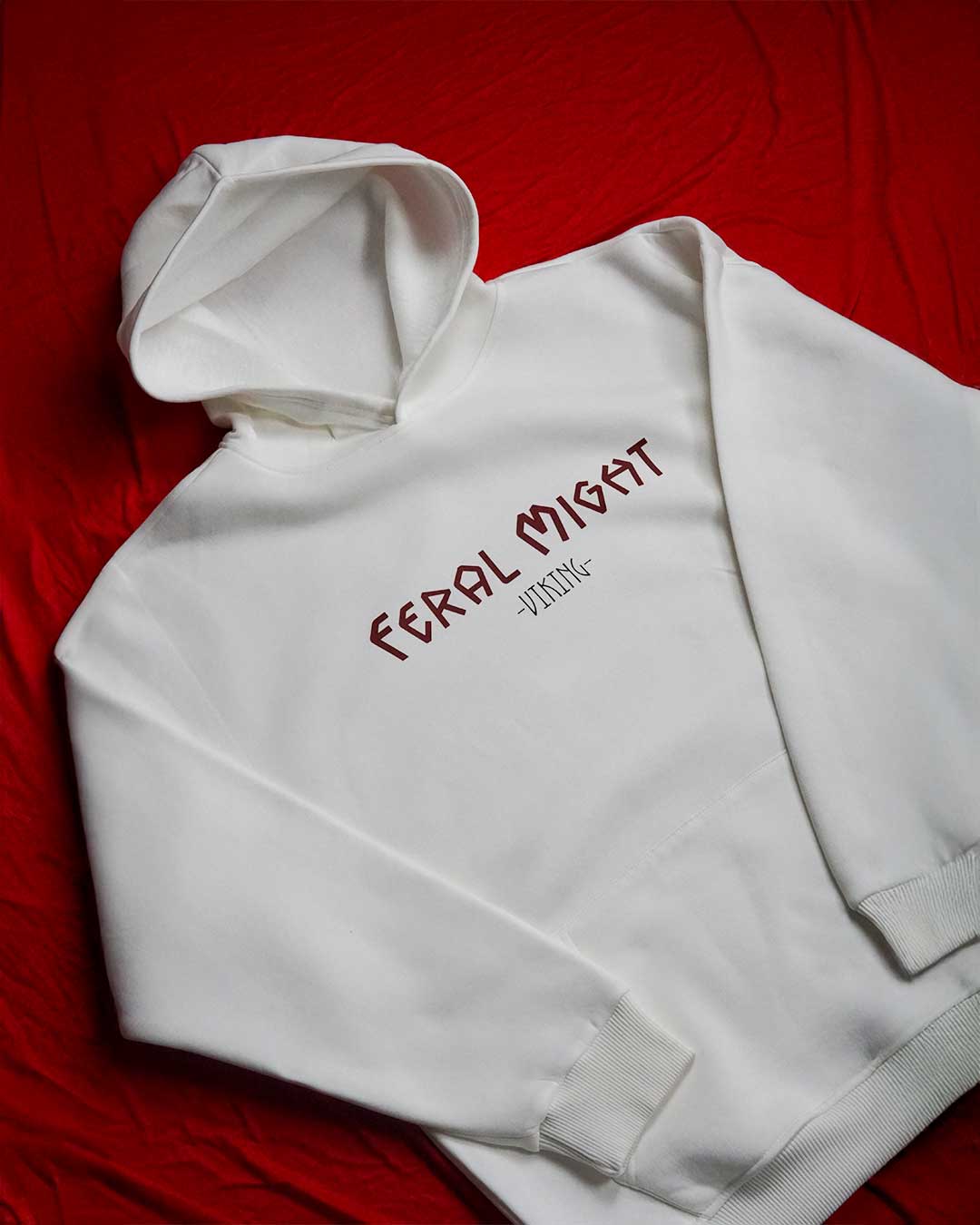 Feral Might  Ön Ve Arka Baskılı Nordic Series  (Unisex Hoodie )