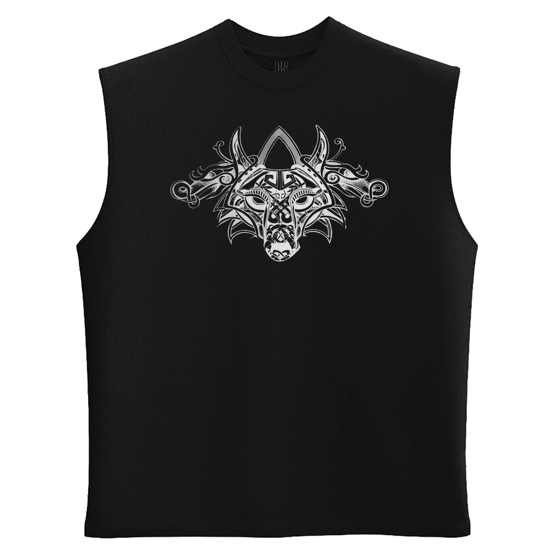 Nord Wolf Ön Ve Arka Baskılı Nordic   (Unisex Sleeveless Atlet )