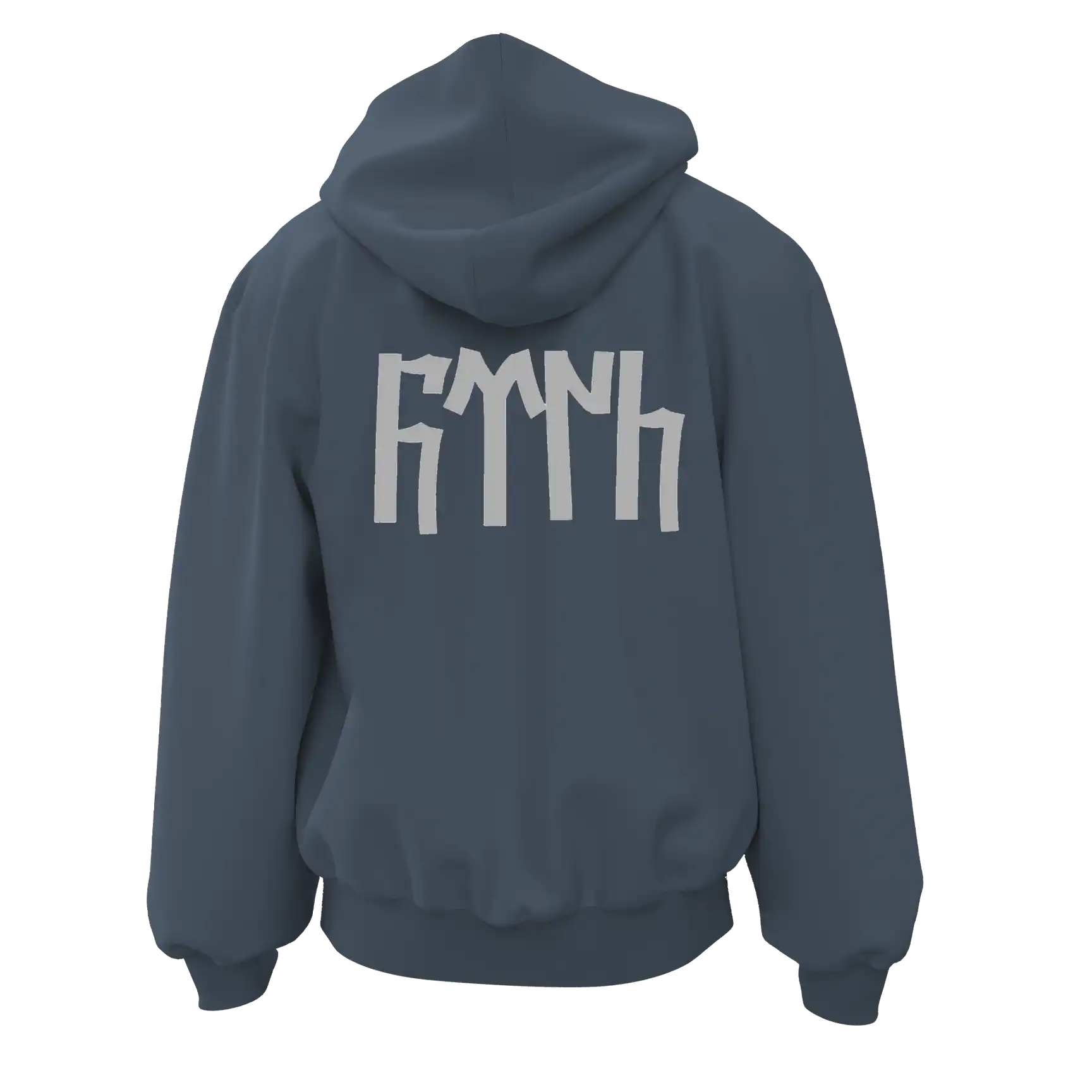 Text  2XL Füme  Ön ve Arka  BASKILI  Fermuarlı Kapüşonlu ( Outlet Tek Beden) 