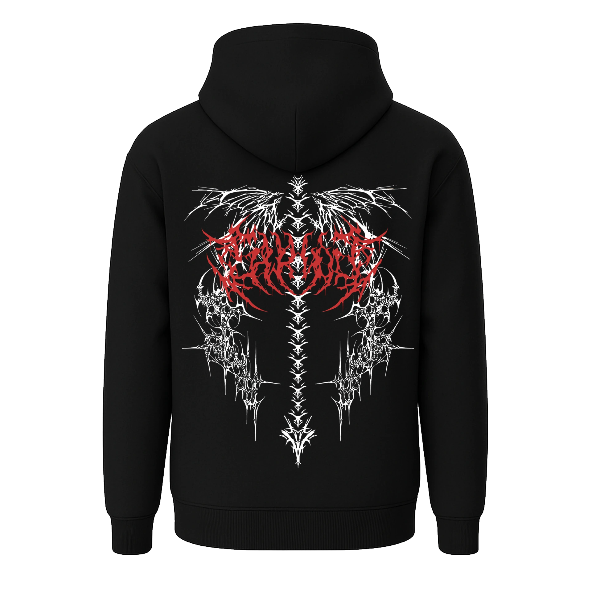 Vertebrae of Damnation  Ön ve Arka Baskılı  (Unisex Hoodie )