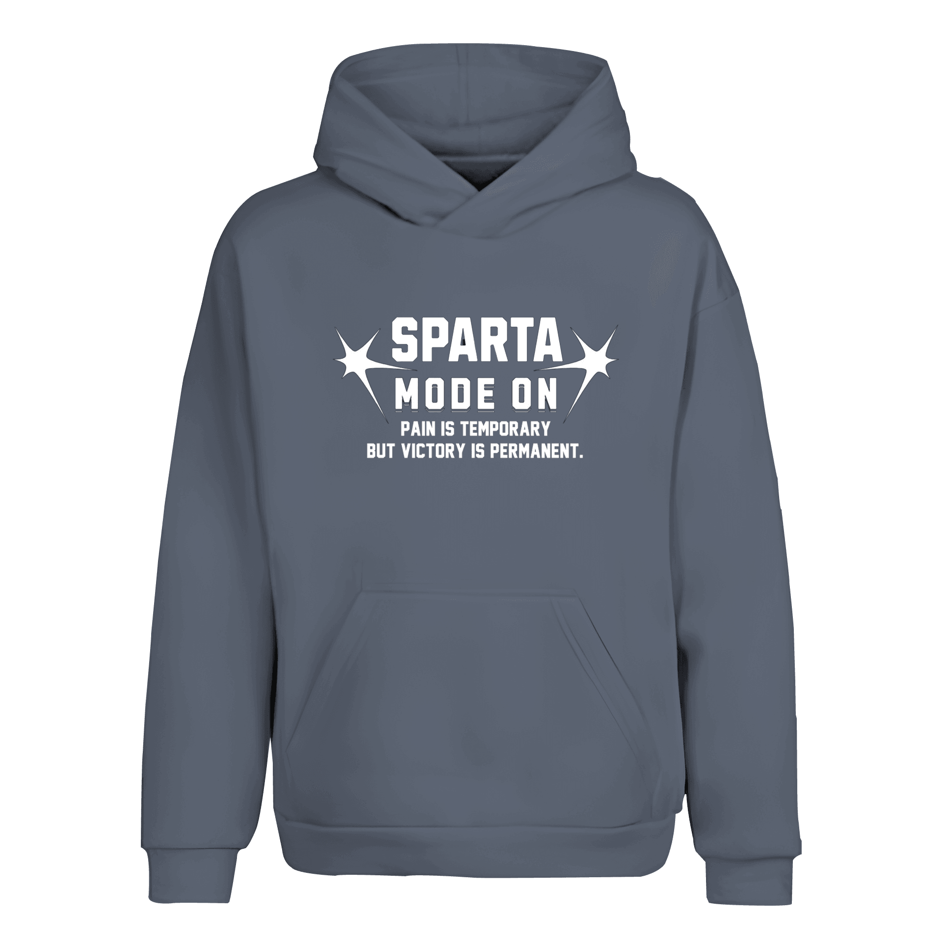 Sparta Mode ON  Ön ve Arka Baskılı(Unisex Hoodie)