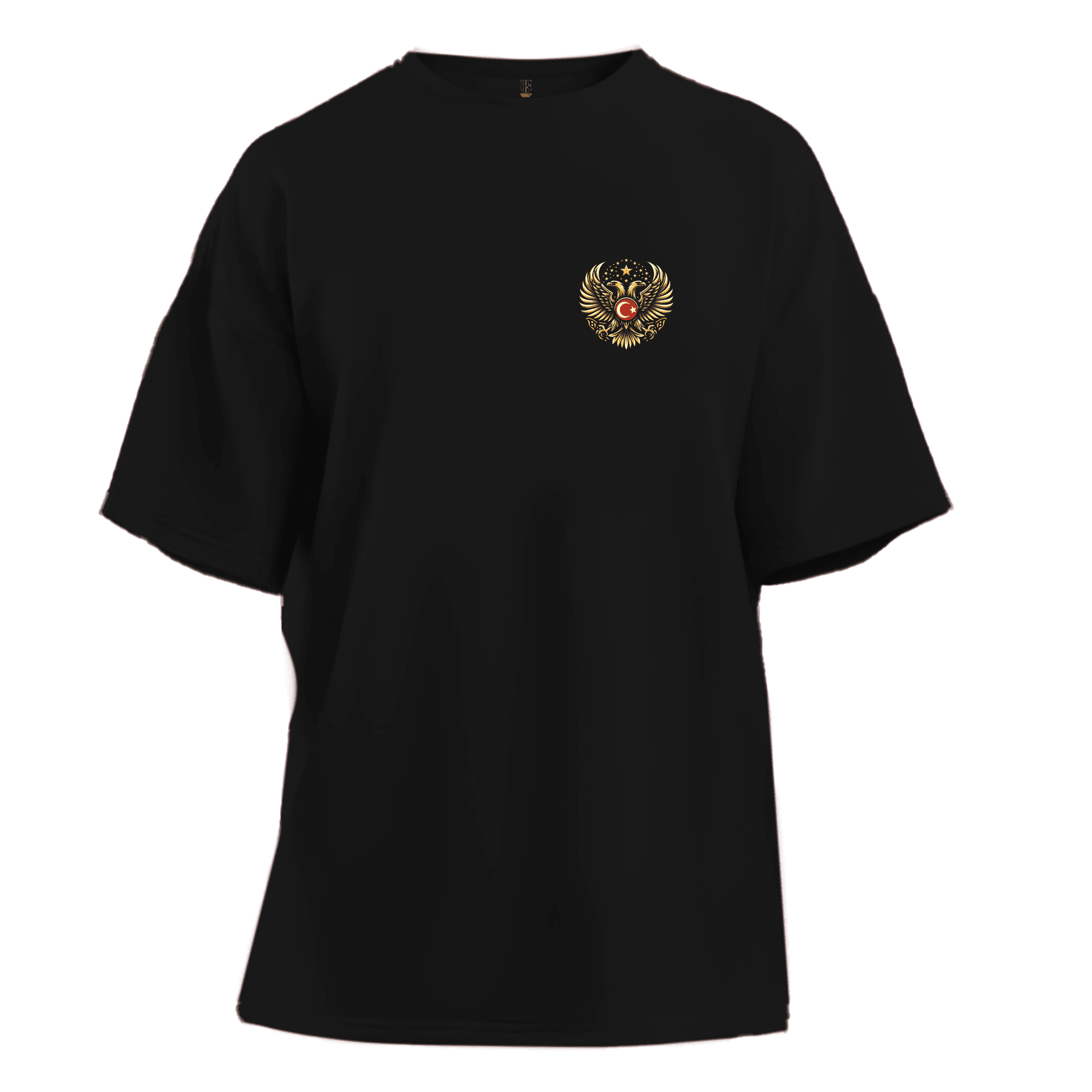 Kartal Bayrak  Ön ve Arka Baskılı (Unisex Tişört)