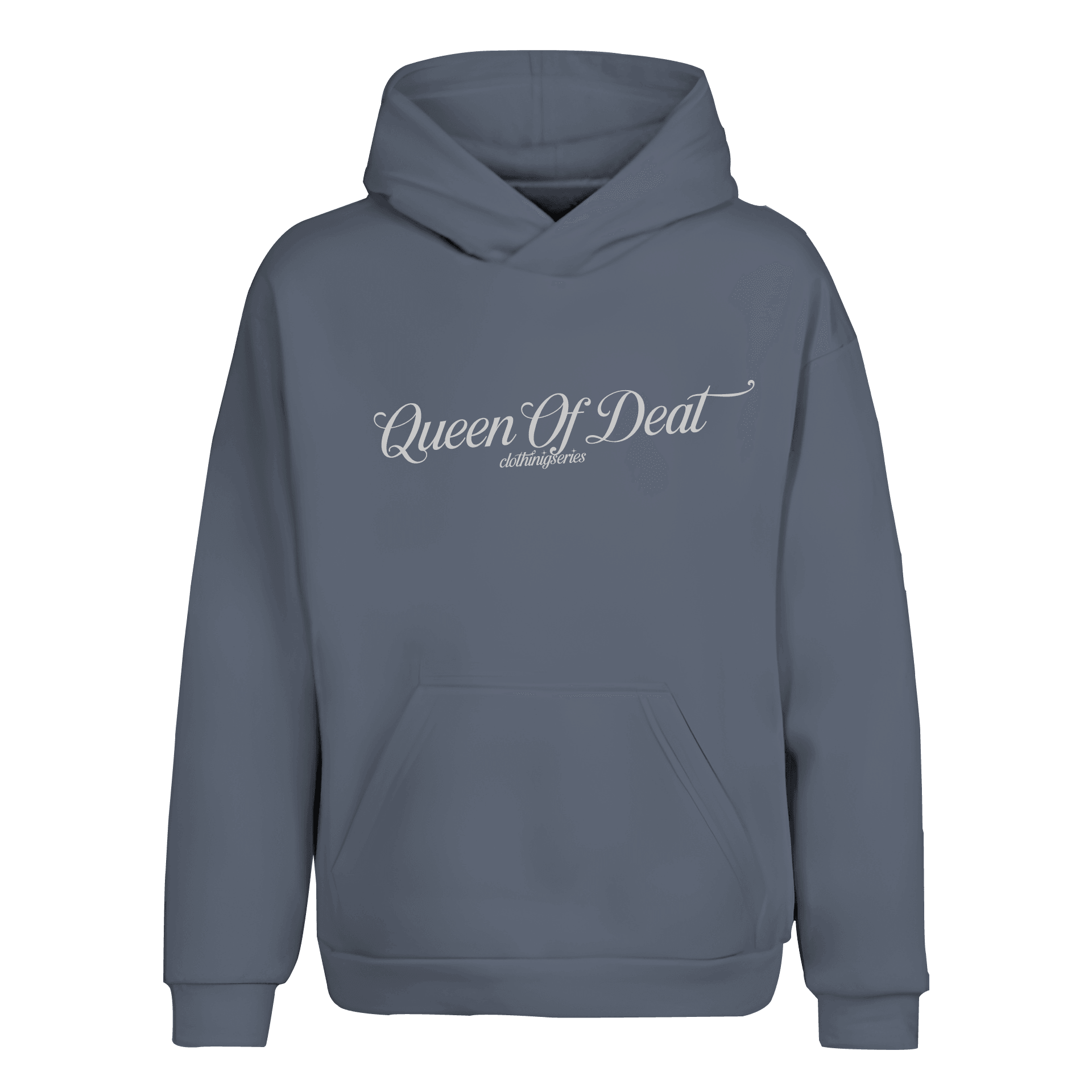 Queen Of Deat  Ön Arka Ve Baskılı(Unisex Hoodie)