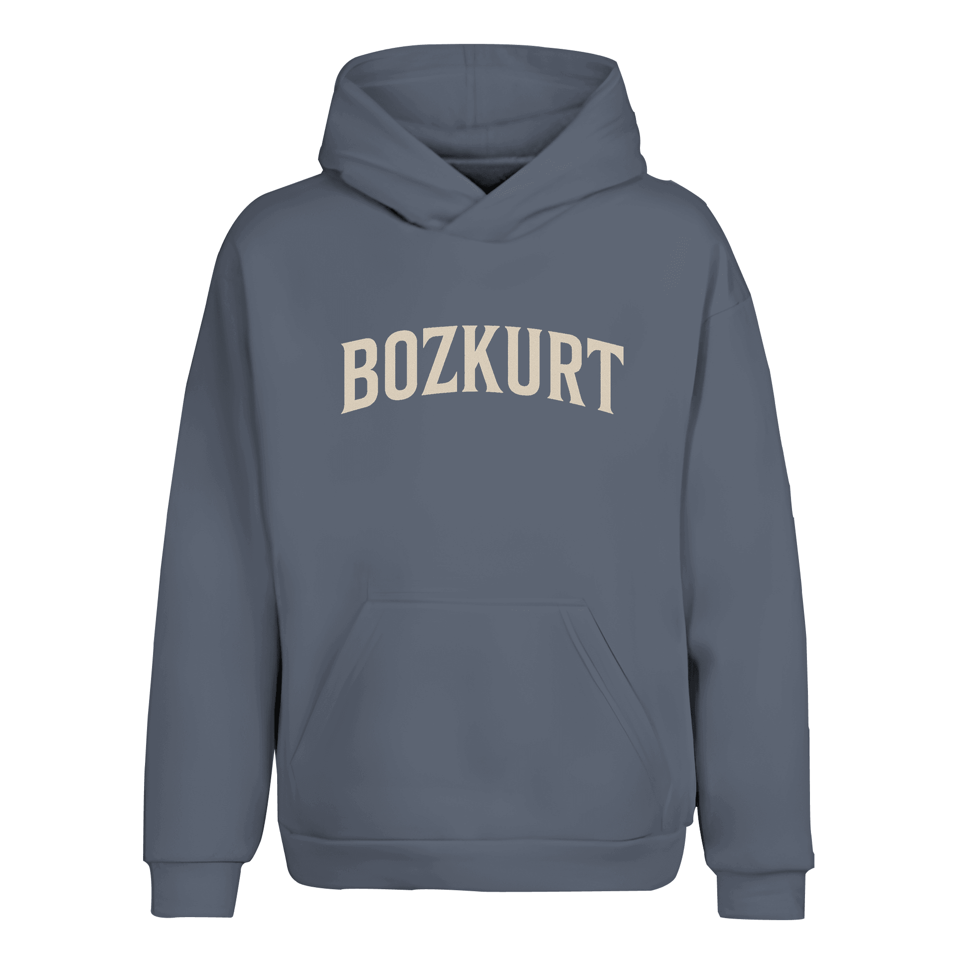 Kanlı Bozkurt Ön ve Arka Baskı Baskılı   (Unisex Kapüşonlu)