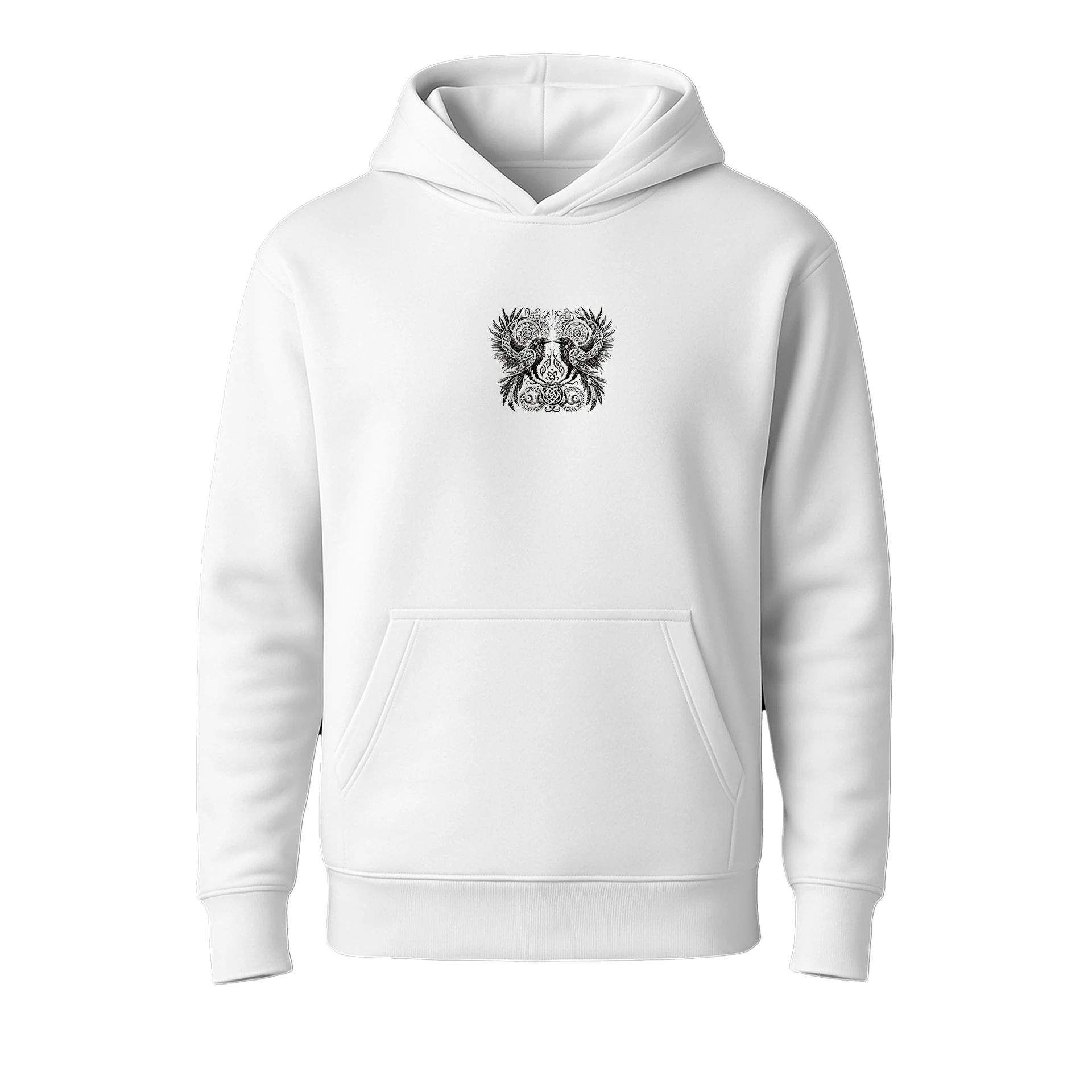 Ravens Ön Ve Arka  Baskılı Nordic  (Unisex Hoodie)