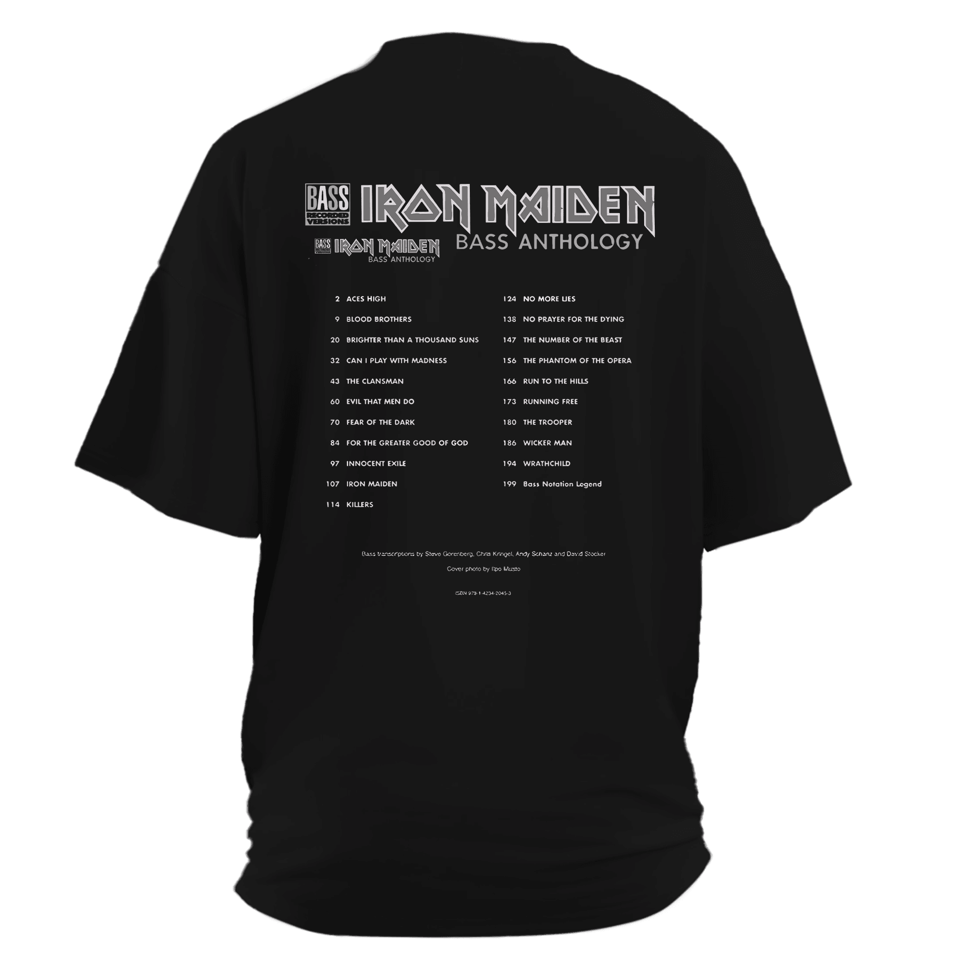 İron Maiden Ön ve Arka Baskılı (Unisex Tişört )