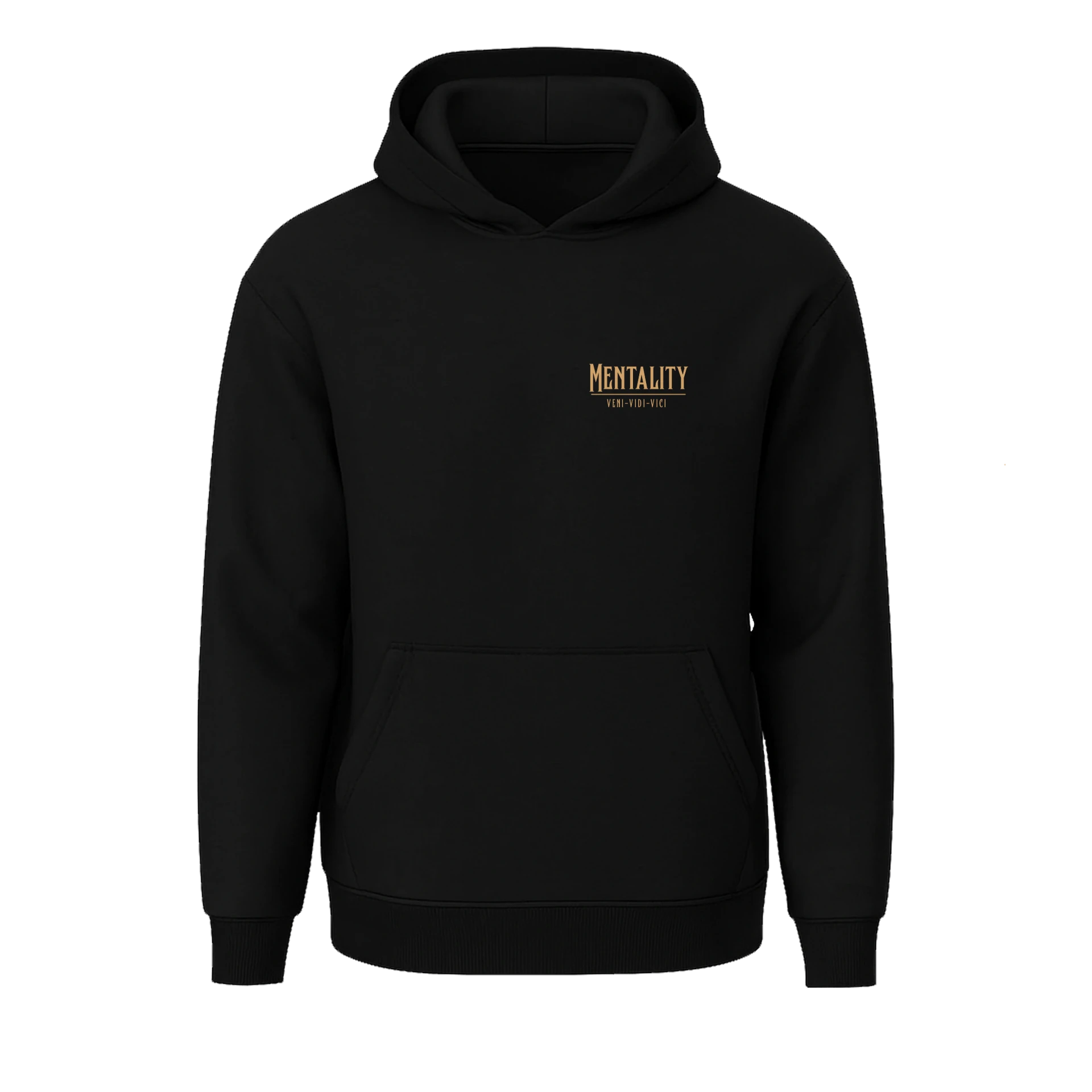 Mentality Veni Vidi Vici Ön Ve Arka Baskılı (Unisex Hoodie )