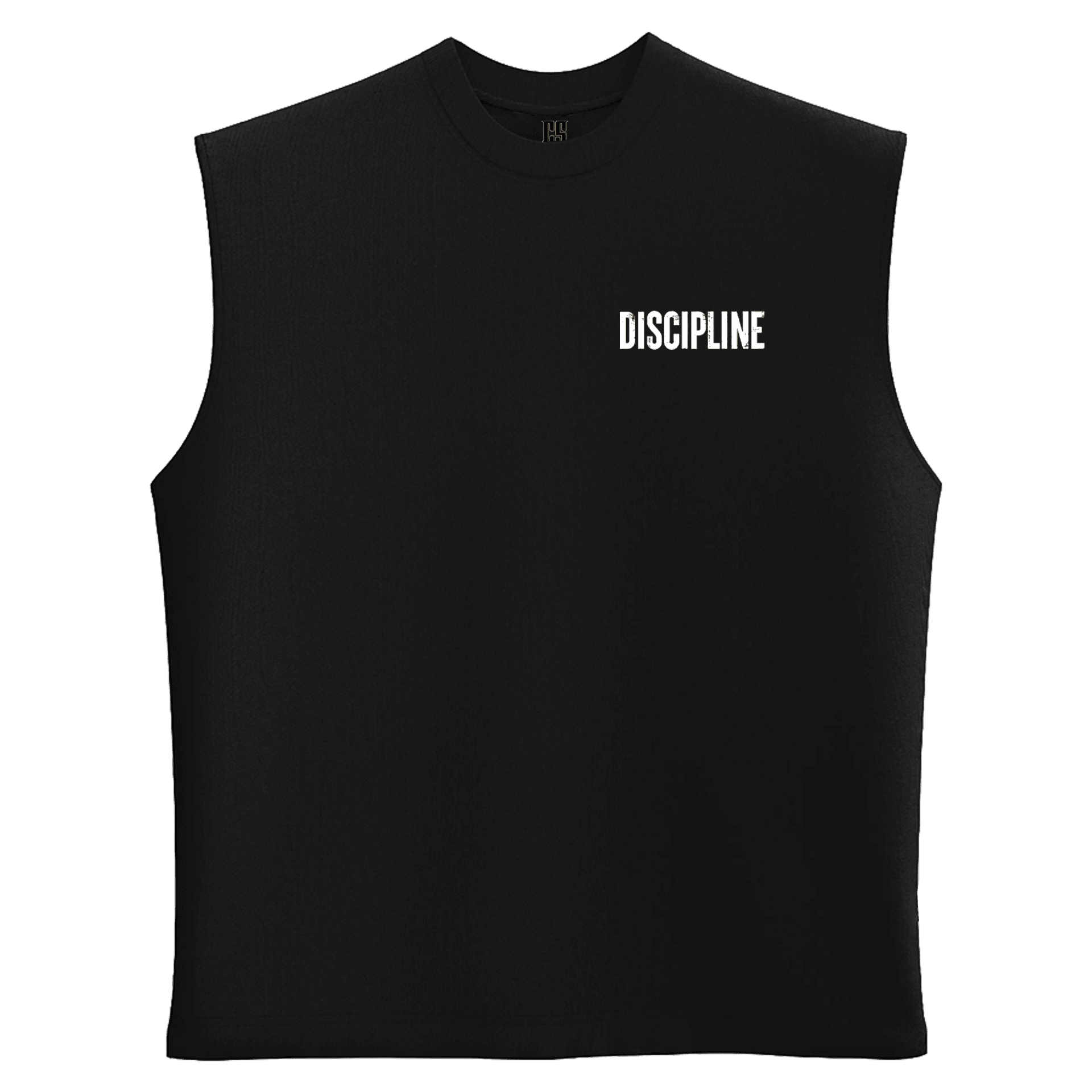 Discipline Ön Ve Arka Baskılı  (Unisex Sleeveless Atlet )