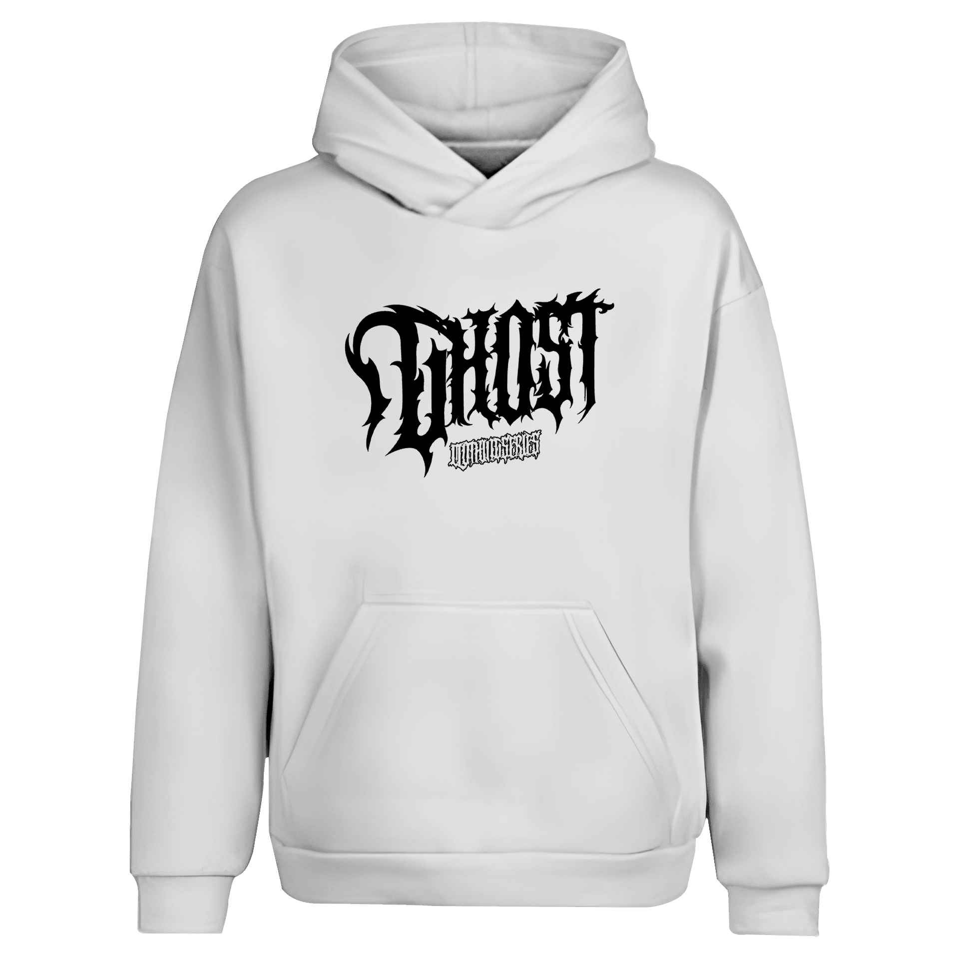 Ghost   Ön ve Arka xBaskılı (Unisex Hoodie )
