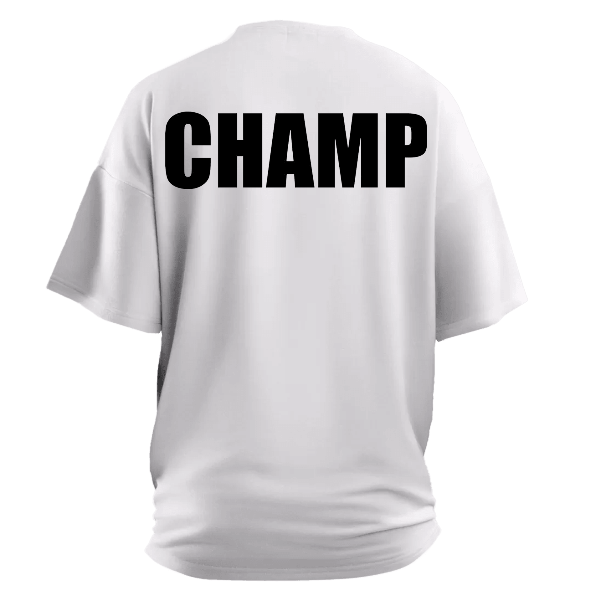 Champ Ön Ve Arka Baskılı Spor Series (Unisex Tişört )