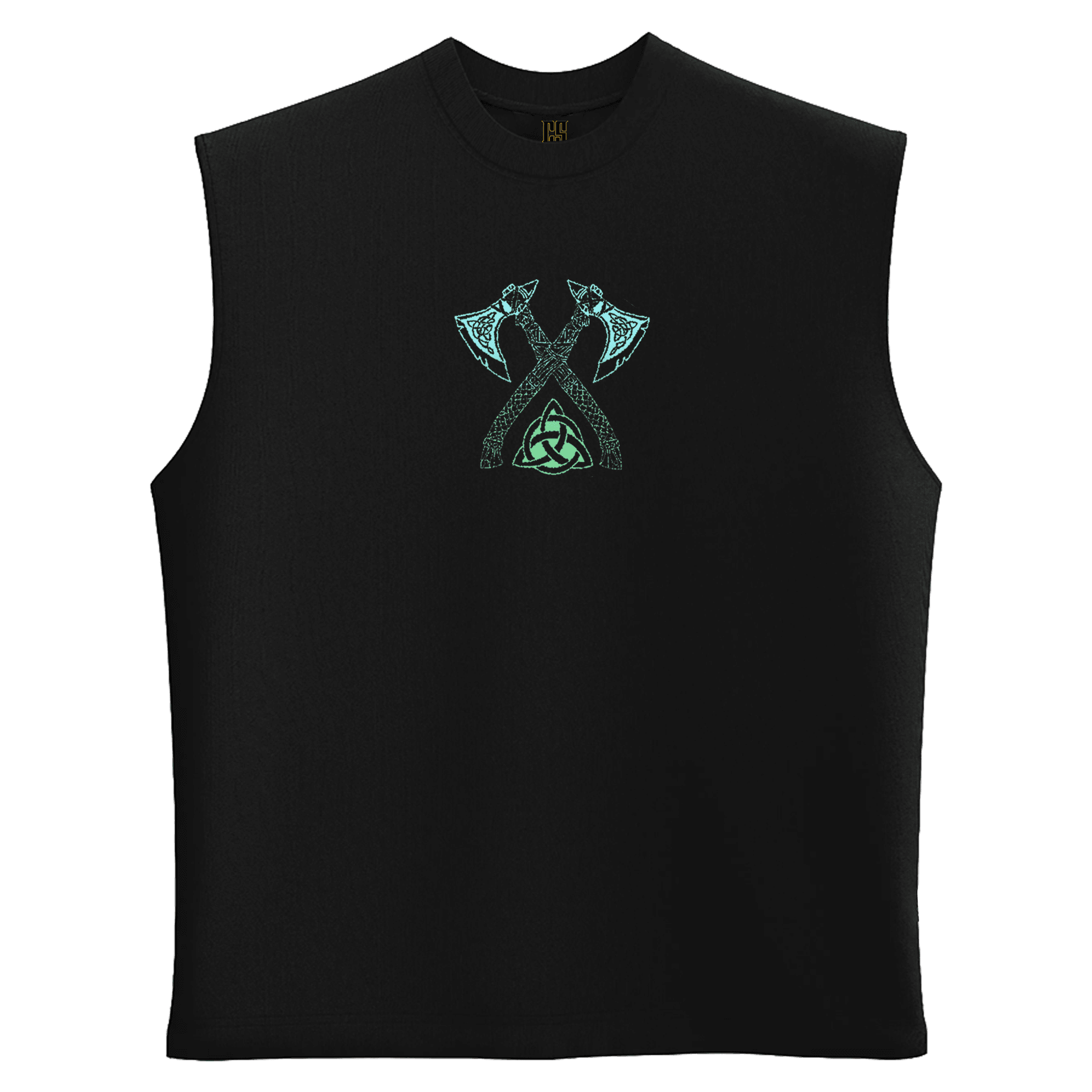 "Nordic  Composition." Ön Ve Arka Baskılı Nordic   (Unisex Sleeveless Atlet )