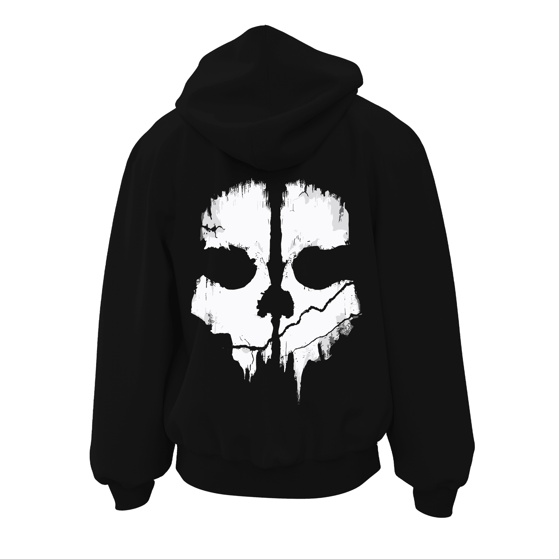 Ghost Ön ve Arka Baskılı Series   (Unisex Fermuarlı Hoodie )