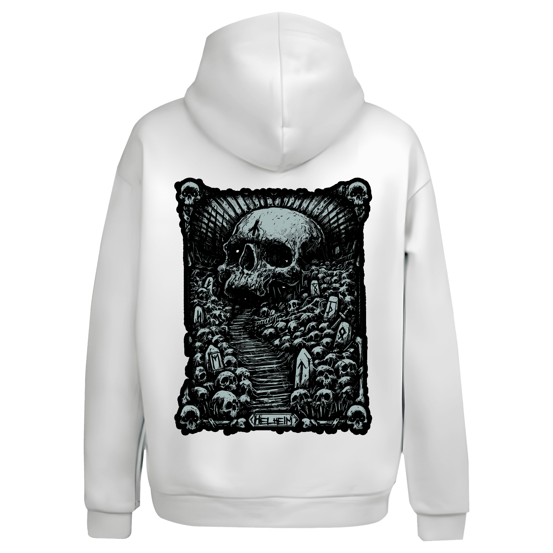  Helheim  Ön Ve Arka Baskılı Nordic  (Unisex Hoodie)