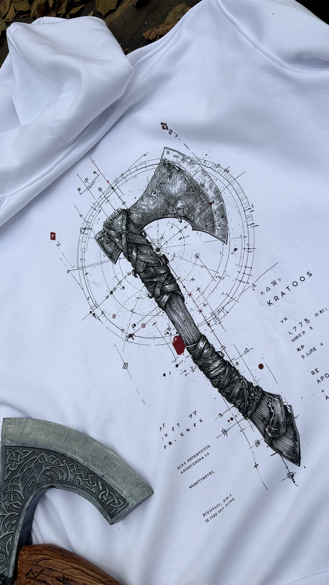 Leviathan Axe Ön Ve Arka Baskılı (Unisex Hoodie )