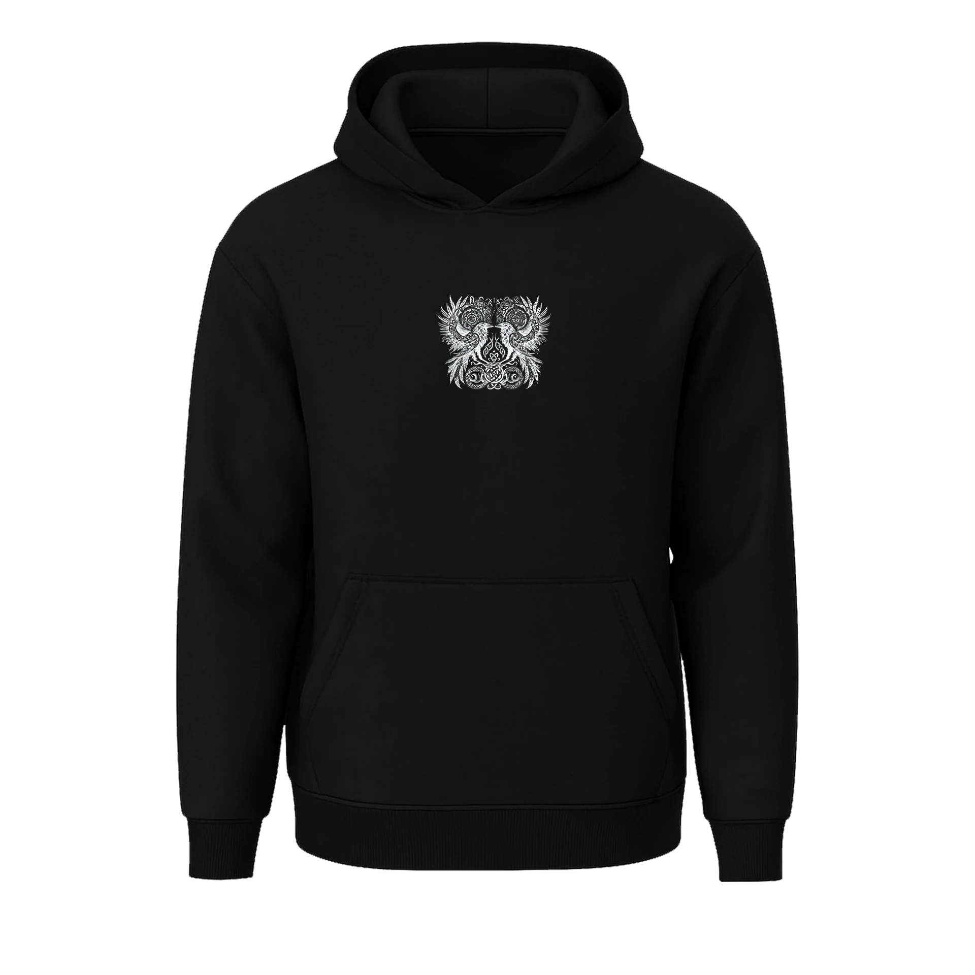 Ravens Ön Ve Arka  Baskılı Nordic  (Unisex Hoodie)