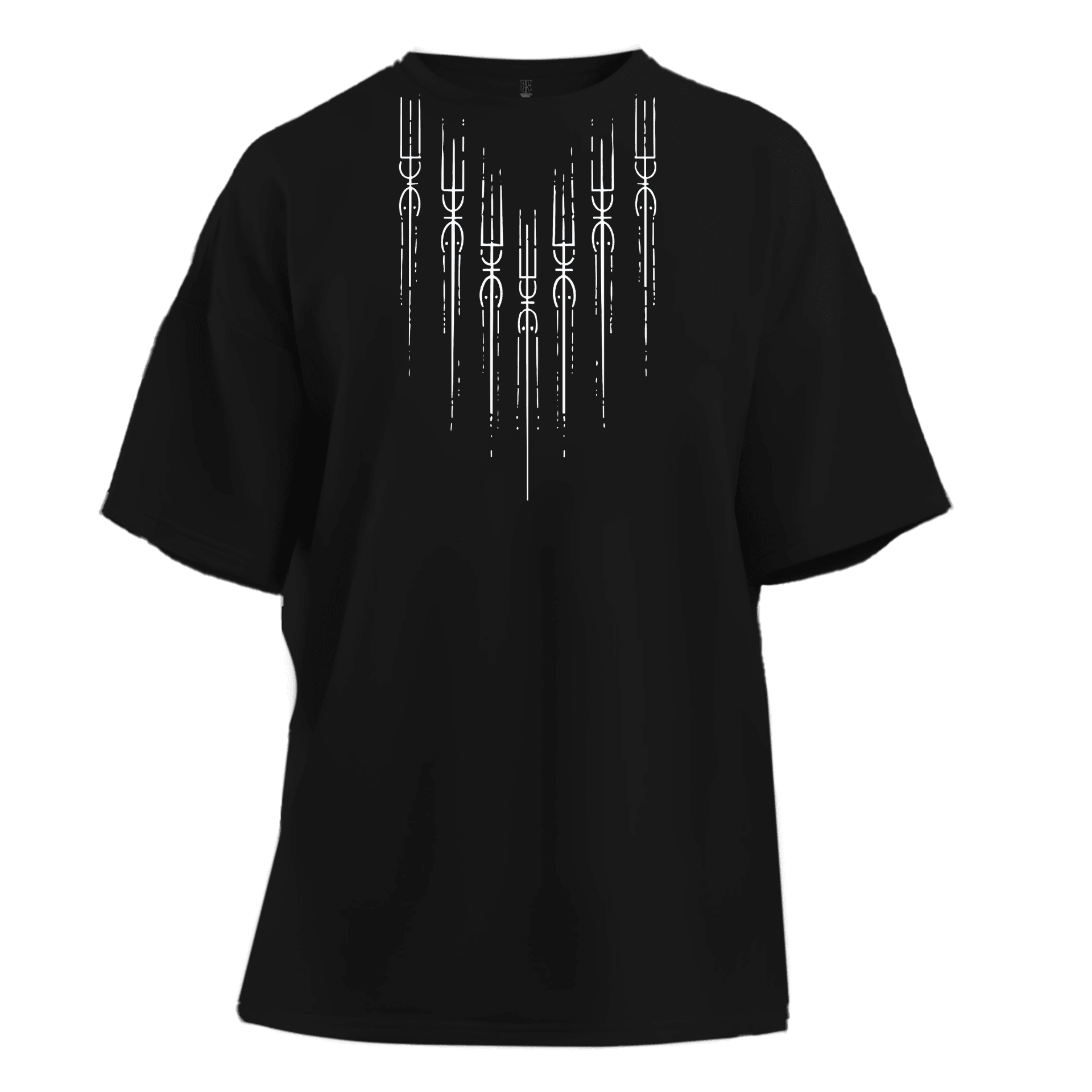 Nordic Pattern Ön  Baskılı Nordic(Unisex Tişört)