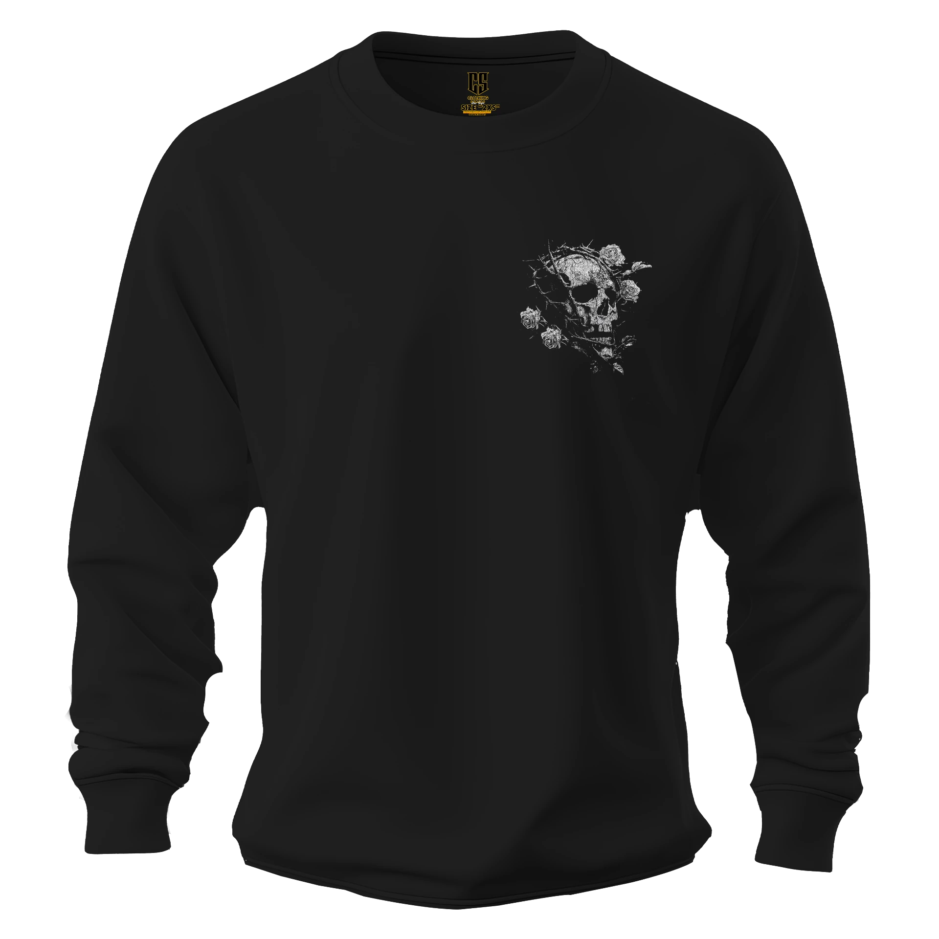 Silent Truths Skull  Ön ve Arka Baskılı  (Unisex Sweatshirt)