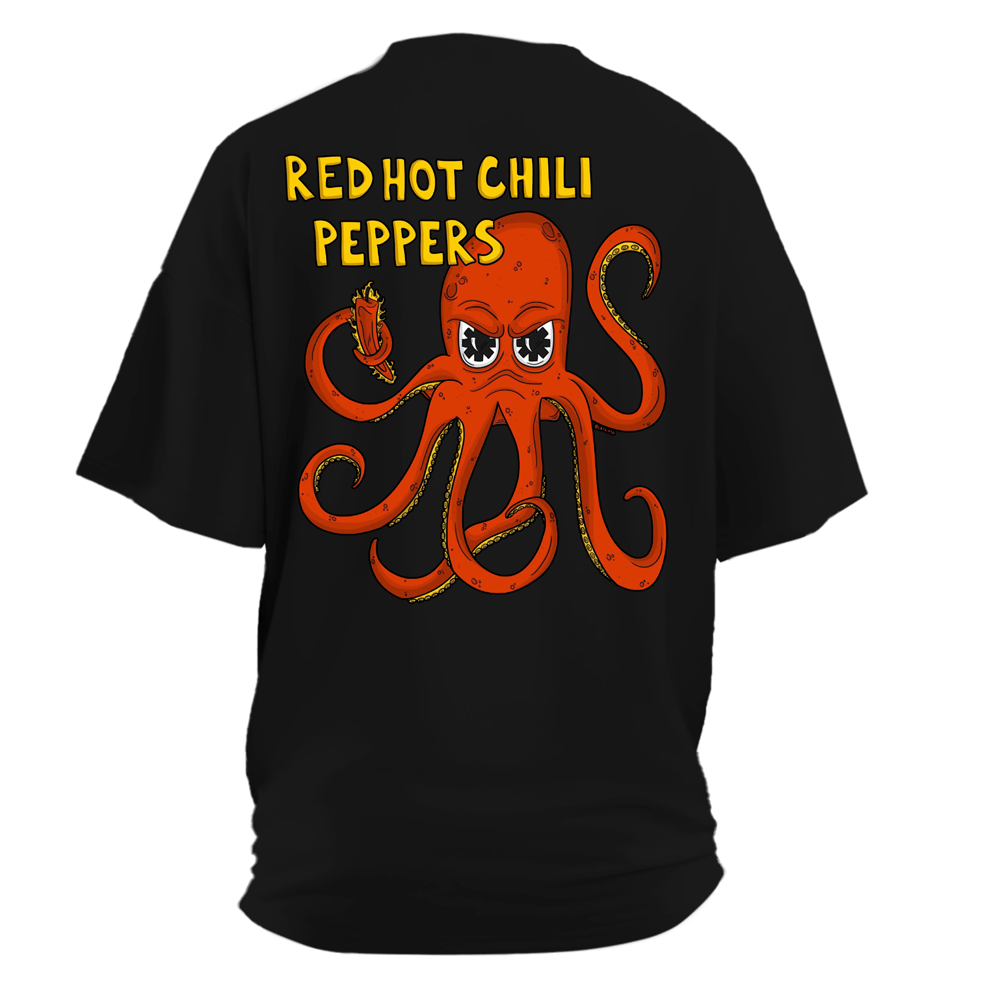 Red Hot Chılı Peppers Octopus Ön ve Arka Baskılı (Unisex Tişört )