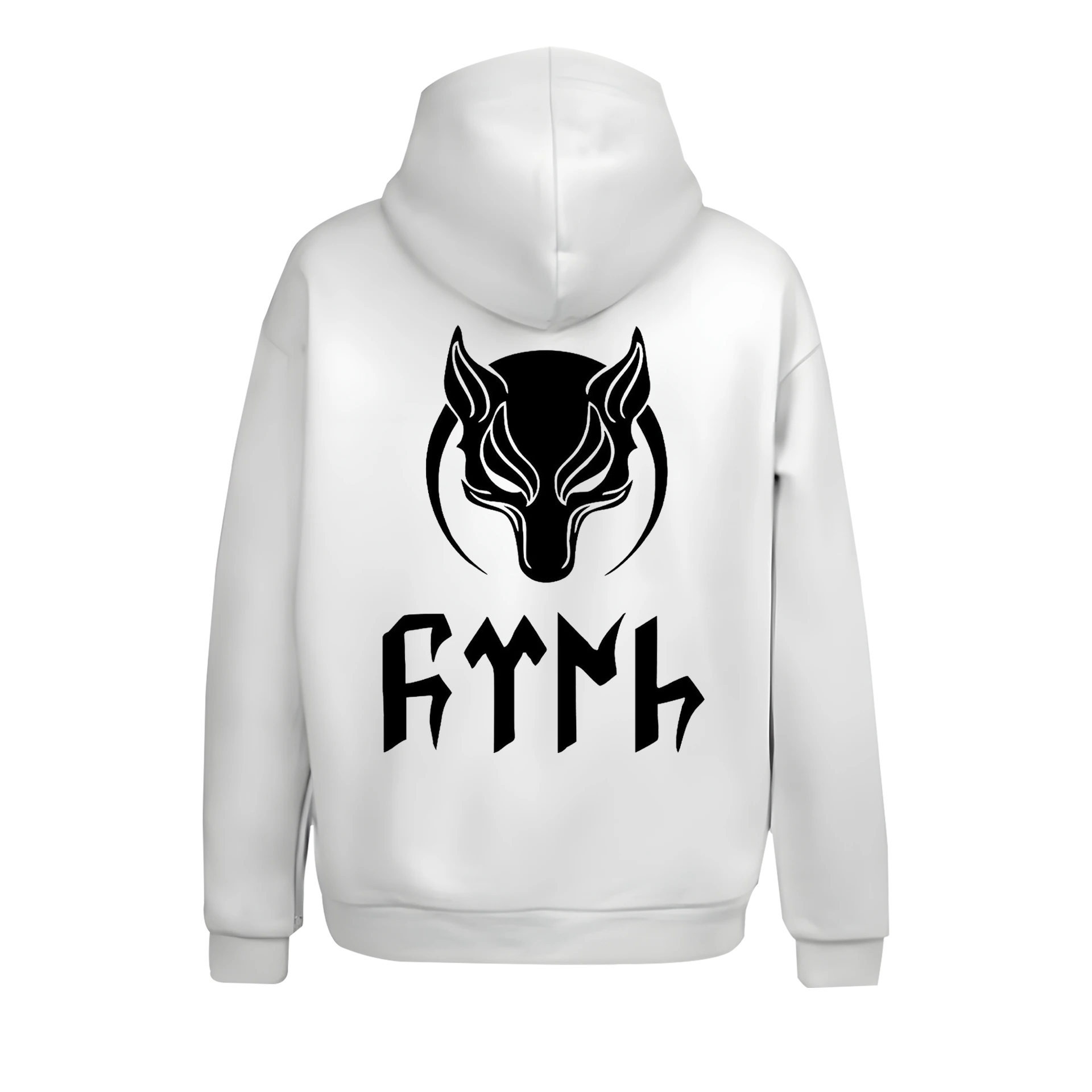 Gökbörü Ön Ve Arka Baskılı   Türk Serisi (Unisex Kapüşonlu)