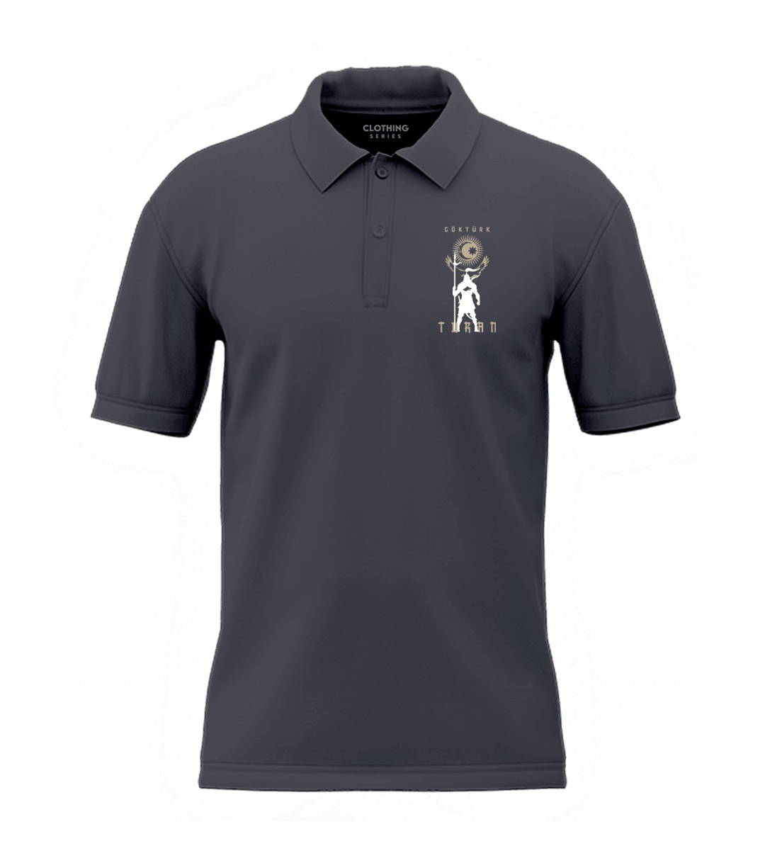 Göktürk  Ön  Baskılı (Unisex Polo Yaka)