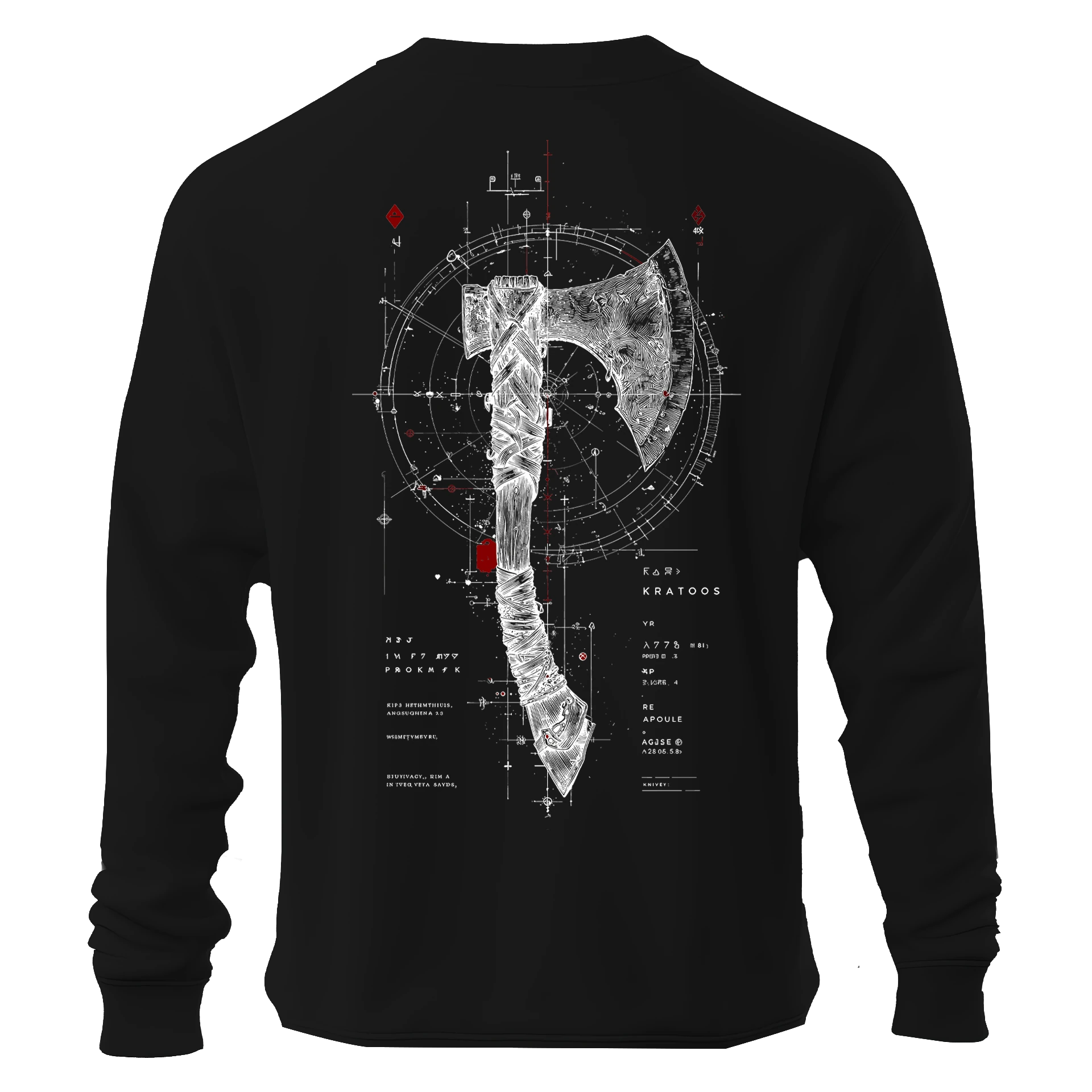 Leviathan Axe Ön Ve Arka Baskılı  (Unisex Sweat )