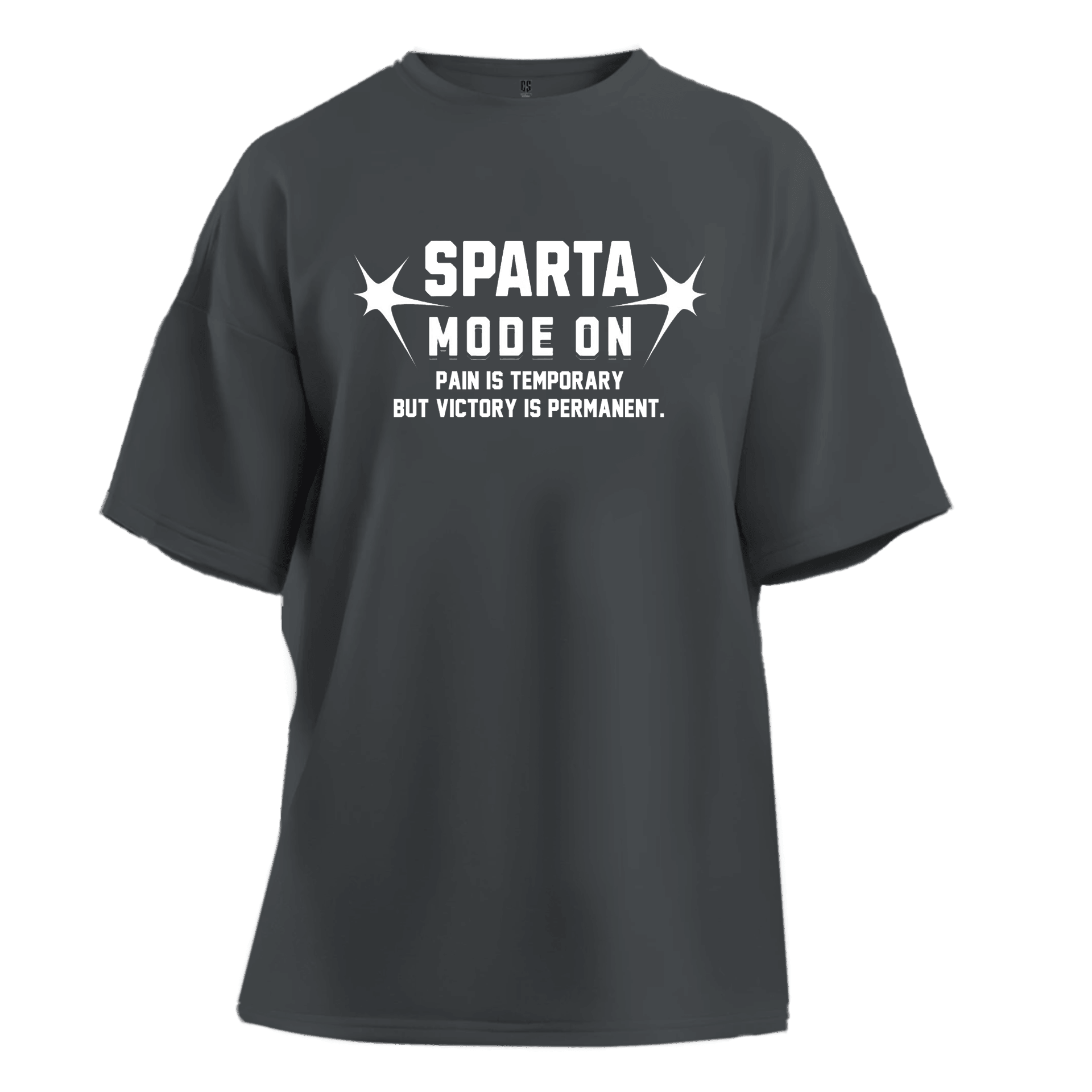 Sparta Mode ON  Ön ve Arka Baskılı  (Unisex Tişört )
