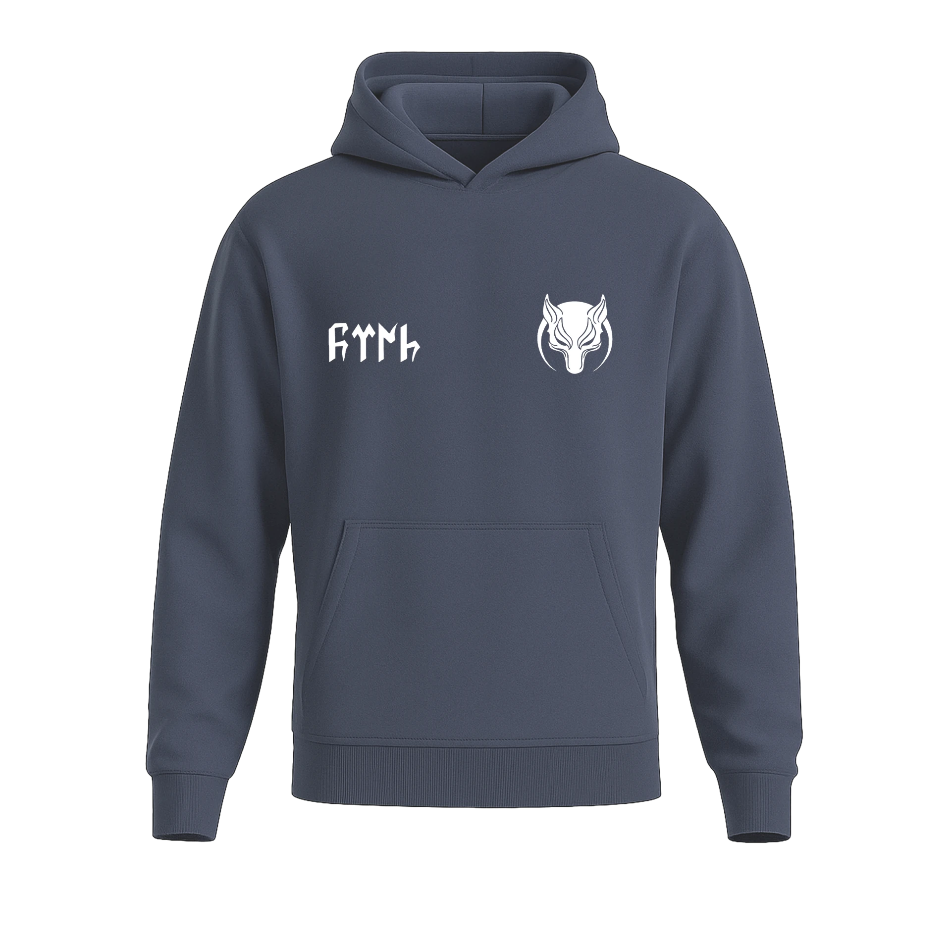 Gökbörü Ön Ve Arka Baskılı   Türk Serisi (Unisex Kapüşonlu)