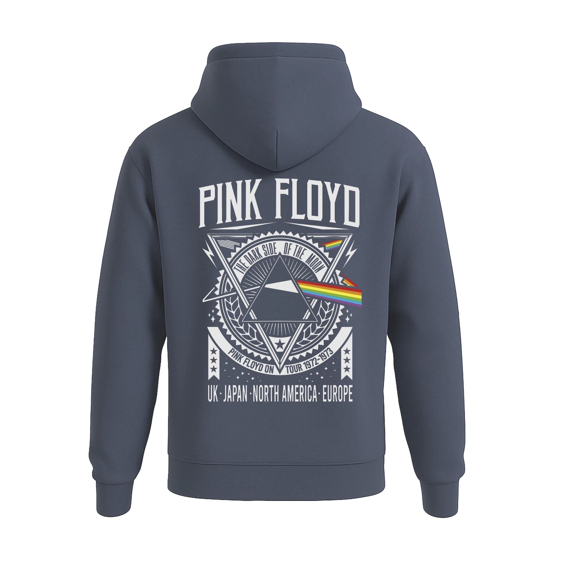Pink Floyd Ön ve Arka Baskılı (Unisex Hoodie)