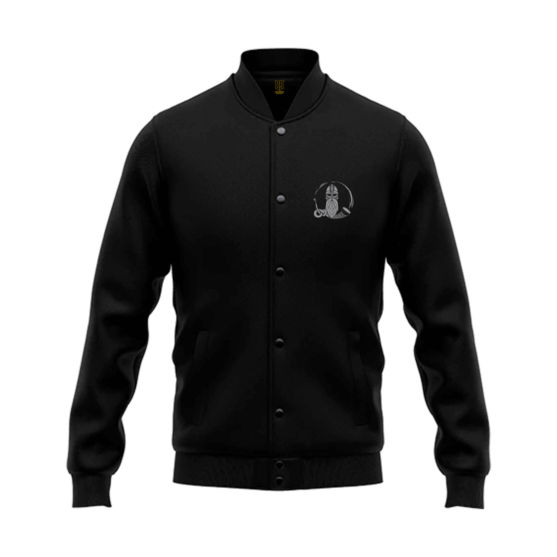 Valhalla Nordic Series Ön Ve Arka Baskılı (Unisex Kolej ceketi)