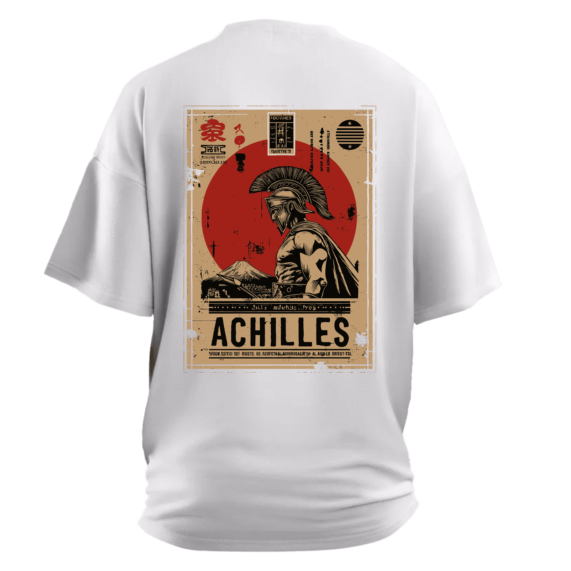 Achilles  Ön ve Arka Baskılı (Unisex Tişört)